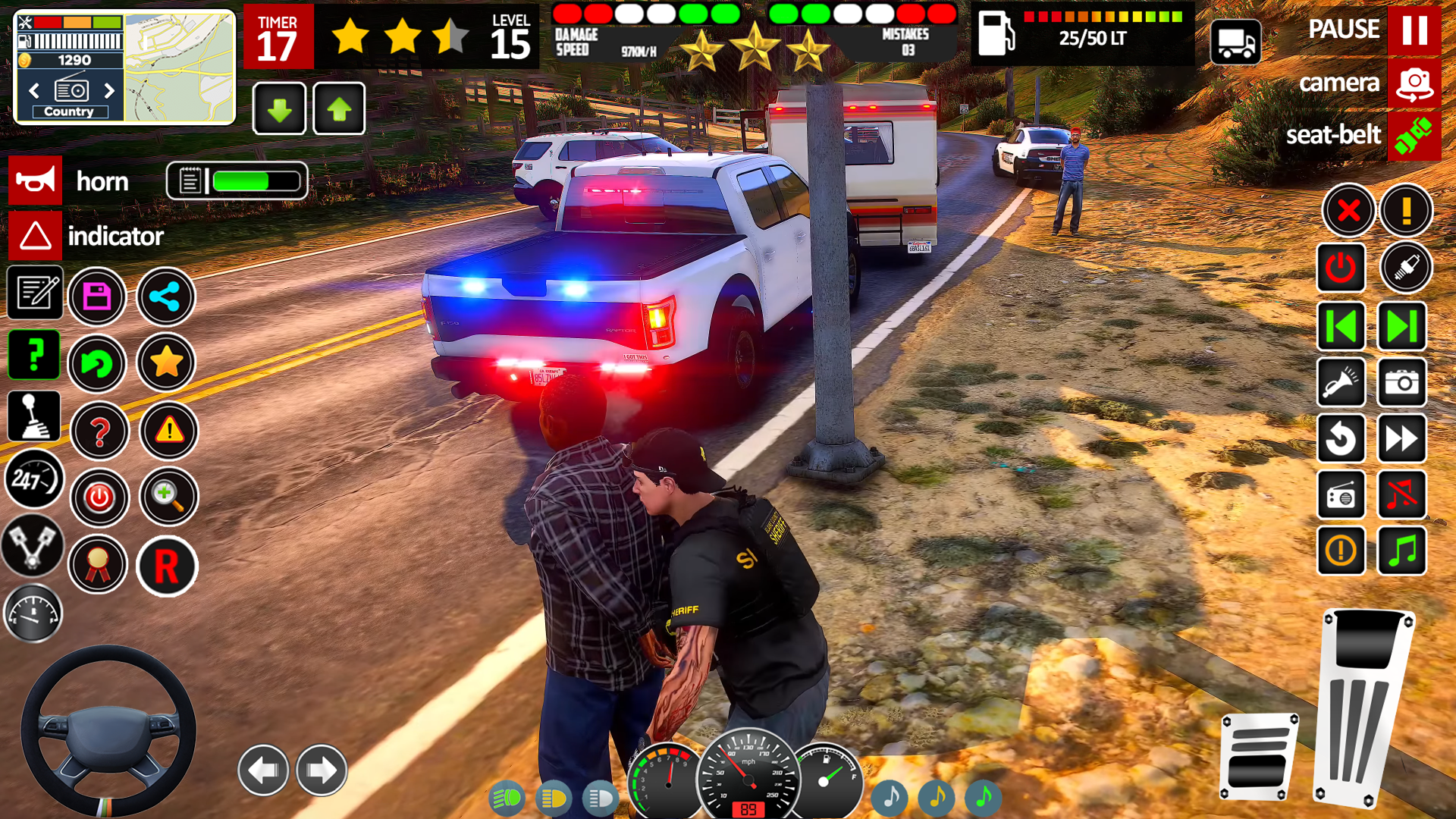 اسکرین شات 8 بازی Offline Police Car: Cop Game