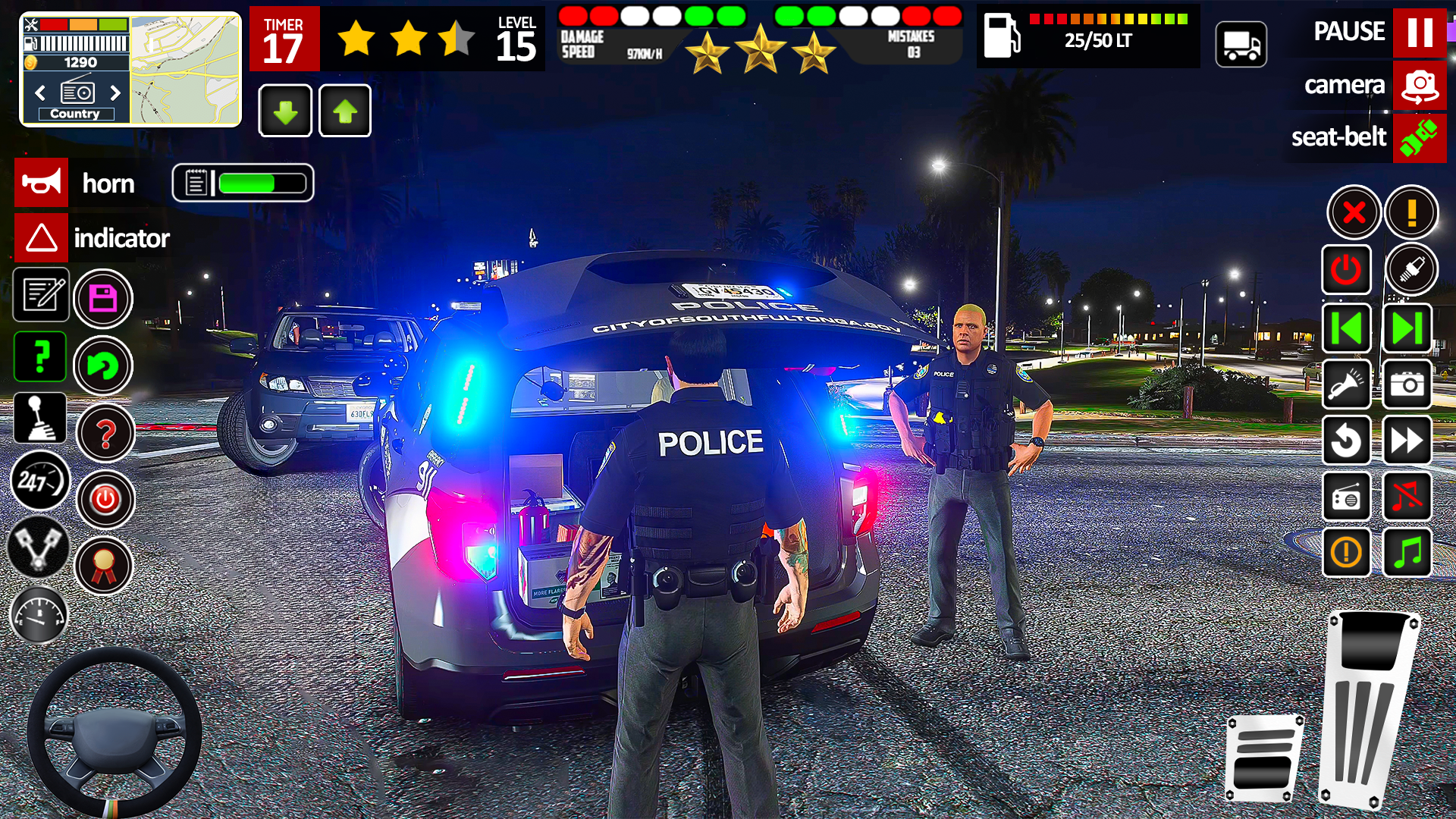 اسکرین شات 5 بازی Offline Police Car: Cop Game