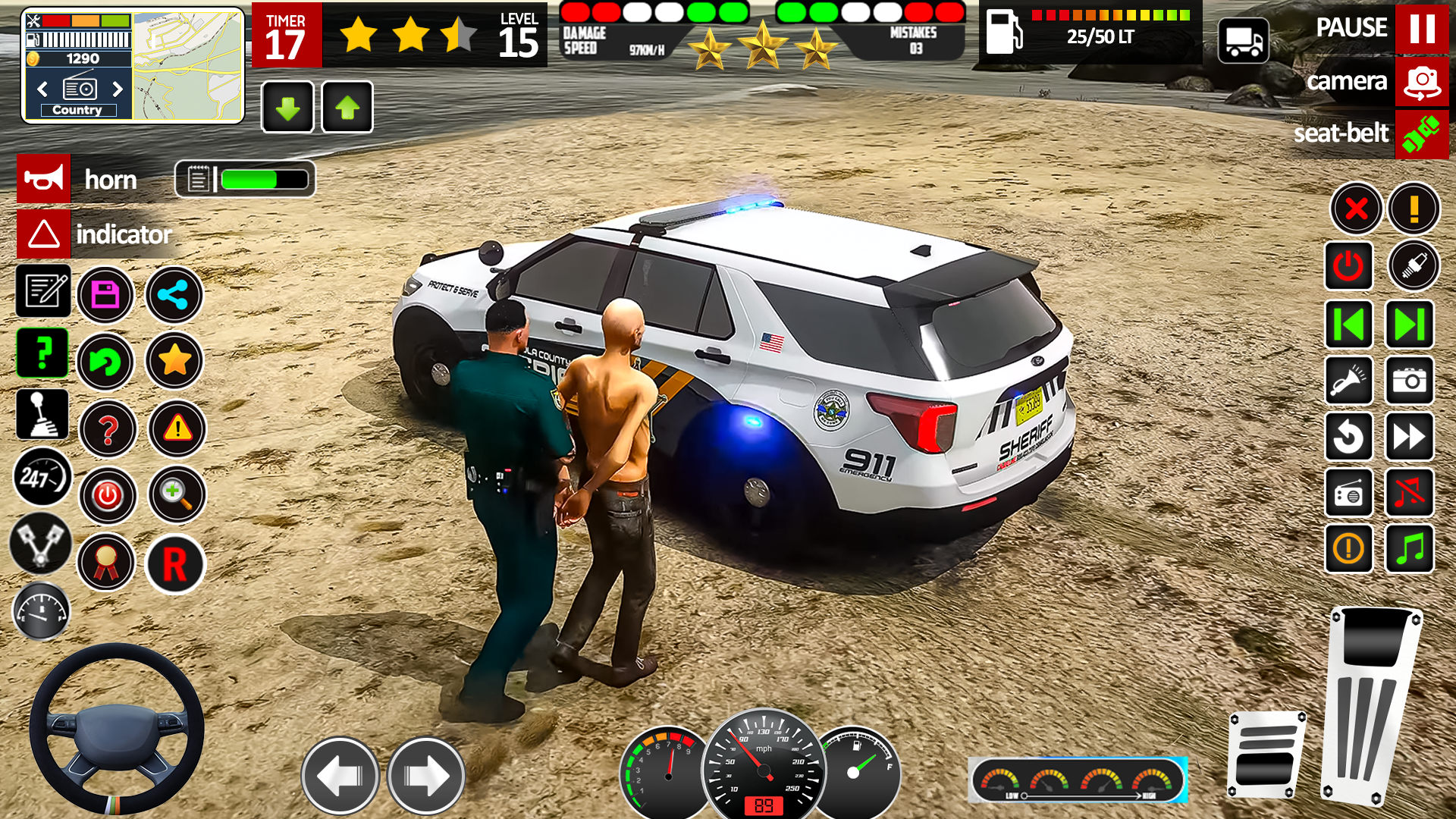 اسکرین شات 4 بازی Offline Police Car: Cop Game