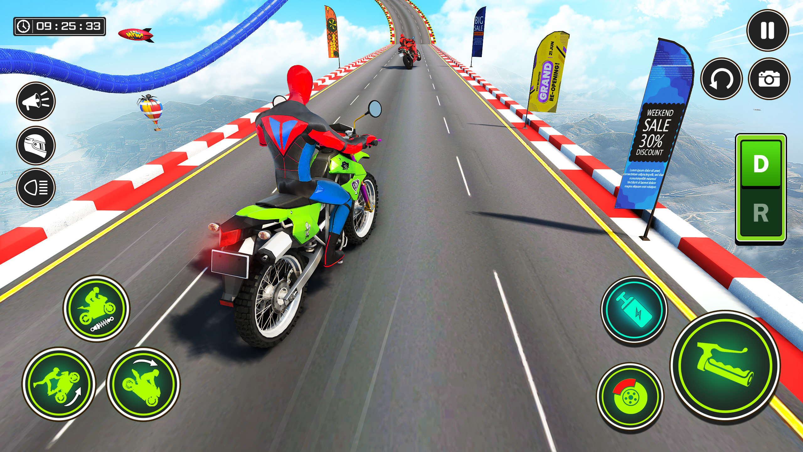 اسکرین شات 5 بازی GT Mega Ramps Bike Race Games