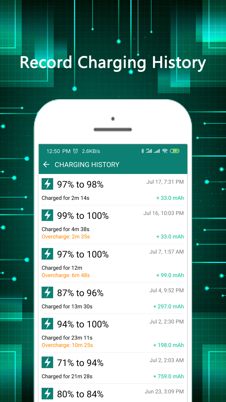 اسکرین شات 2 برنامه Charging Master