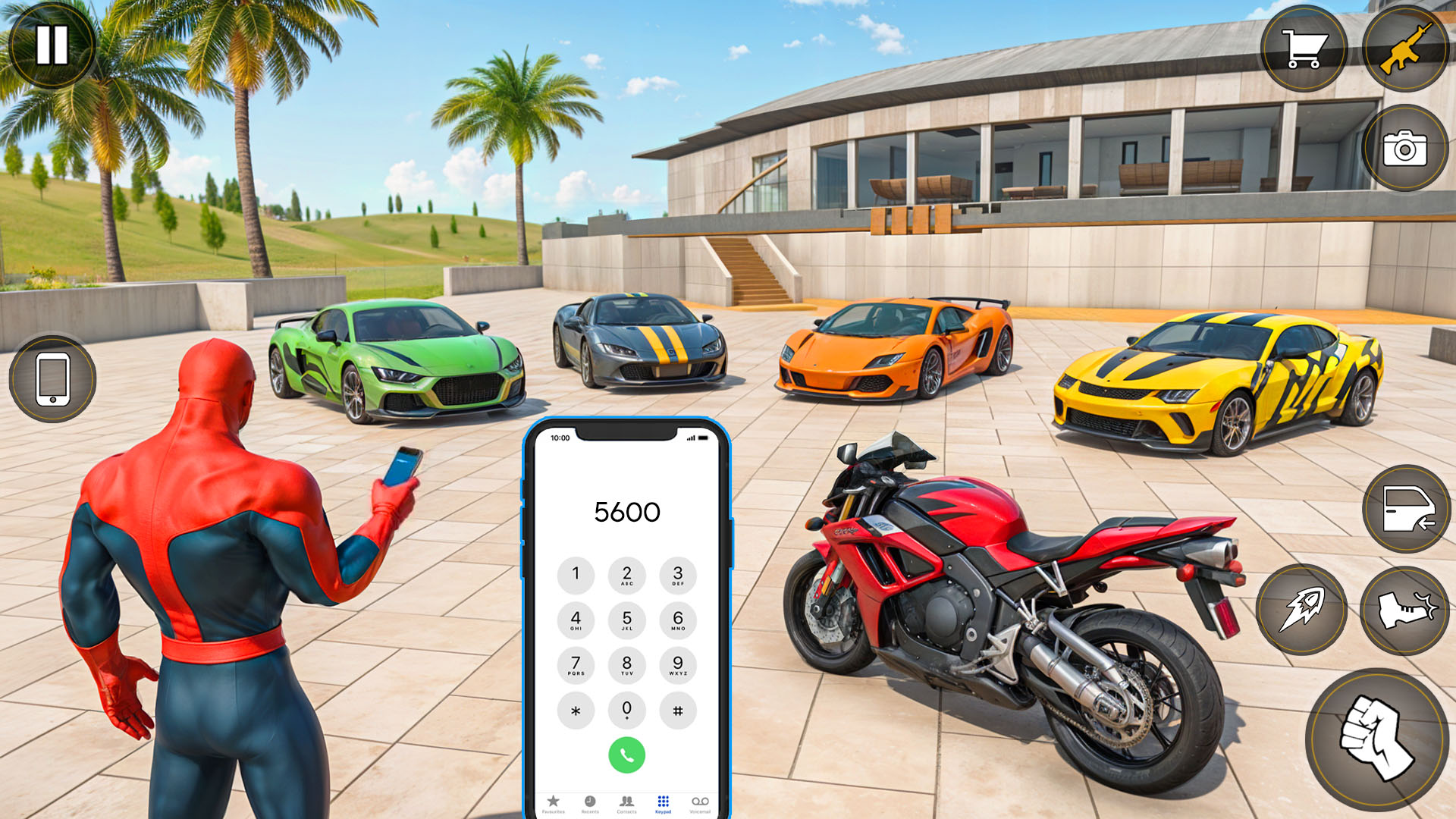 اسکرین شات 1 بازی Grand Rope City Gangster Game