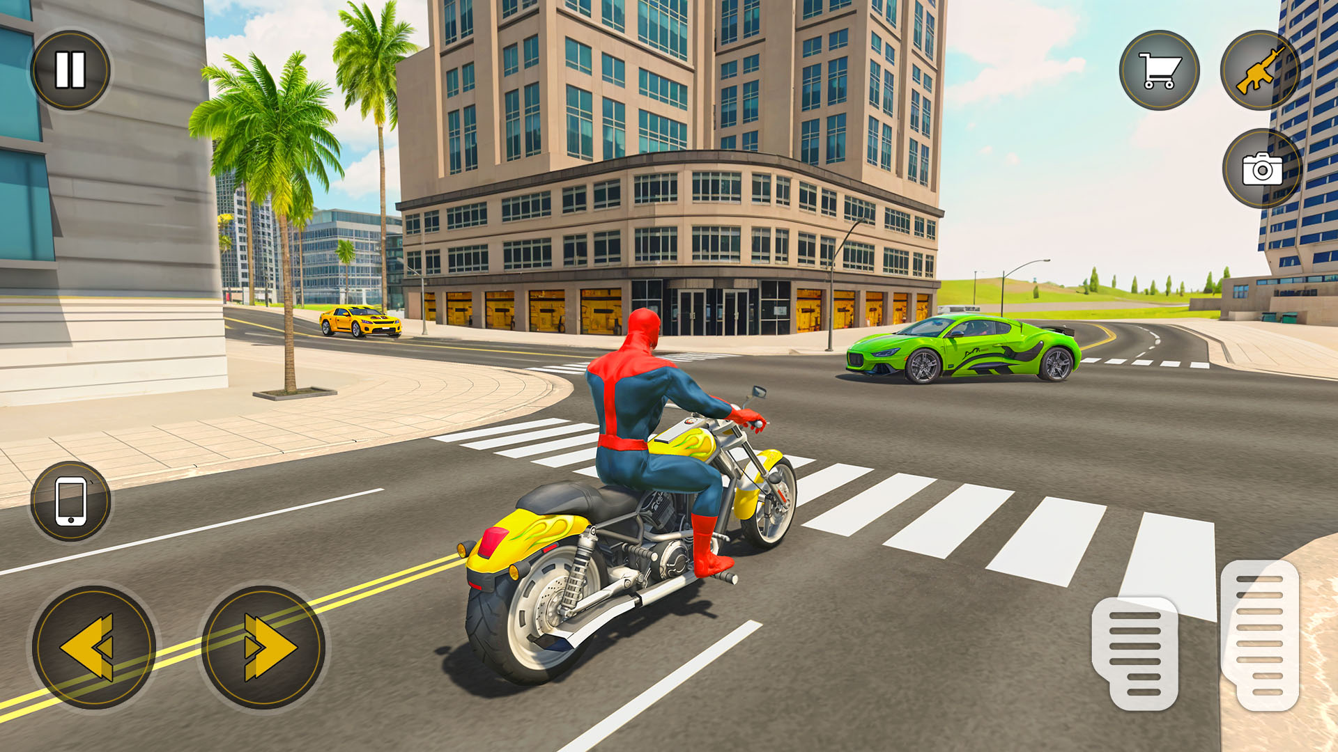 اسکرین شات 3 بازی Grand Rope City Gangster Game