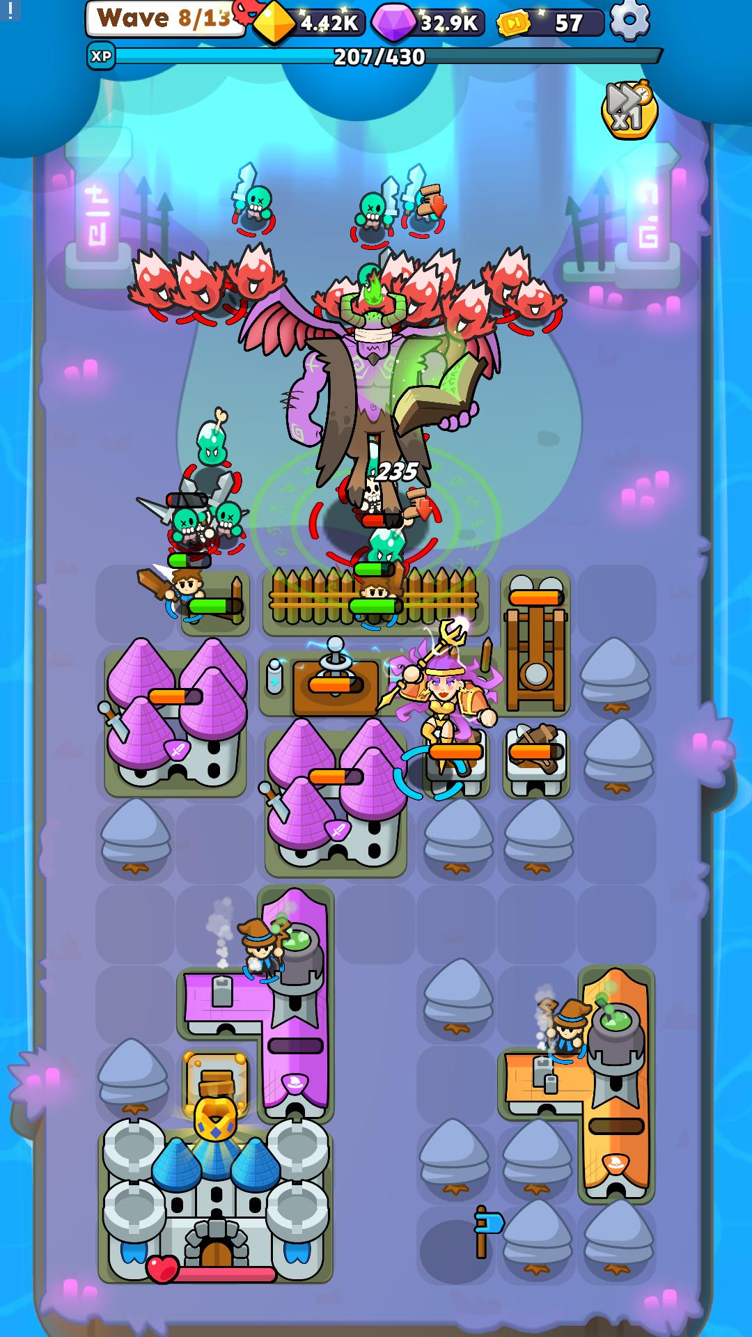 اسکرین شات 5 بازی Fortress Merge: Puzzle Defense