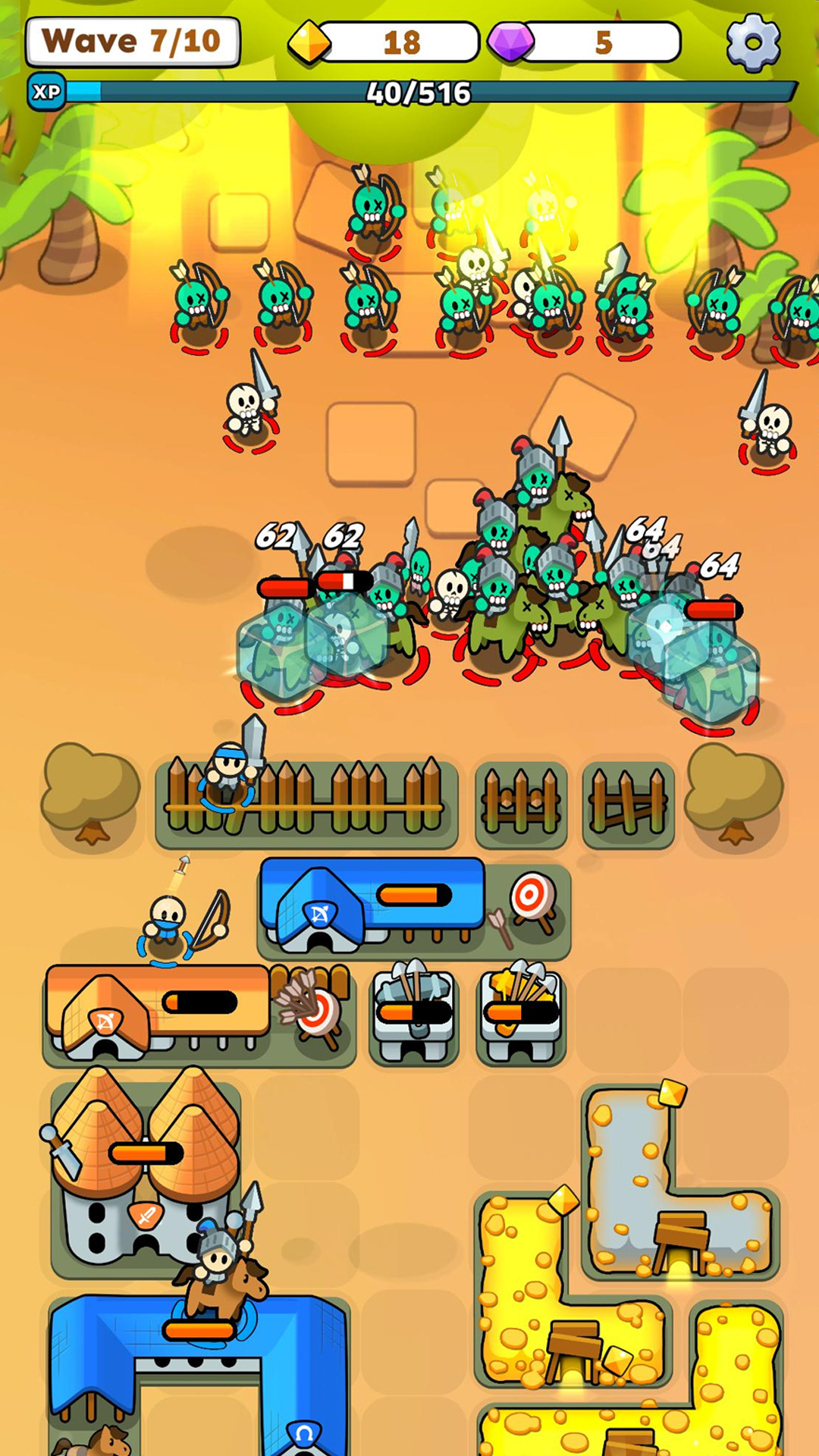 اسکرین شات 6 بازی Fortress Merge: Puzzle Defense
