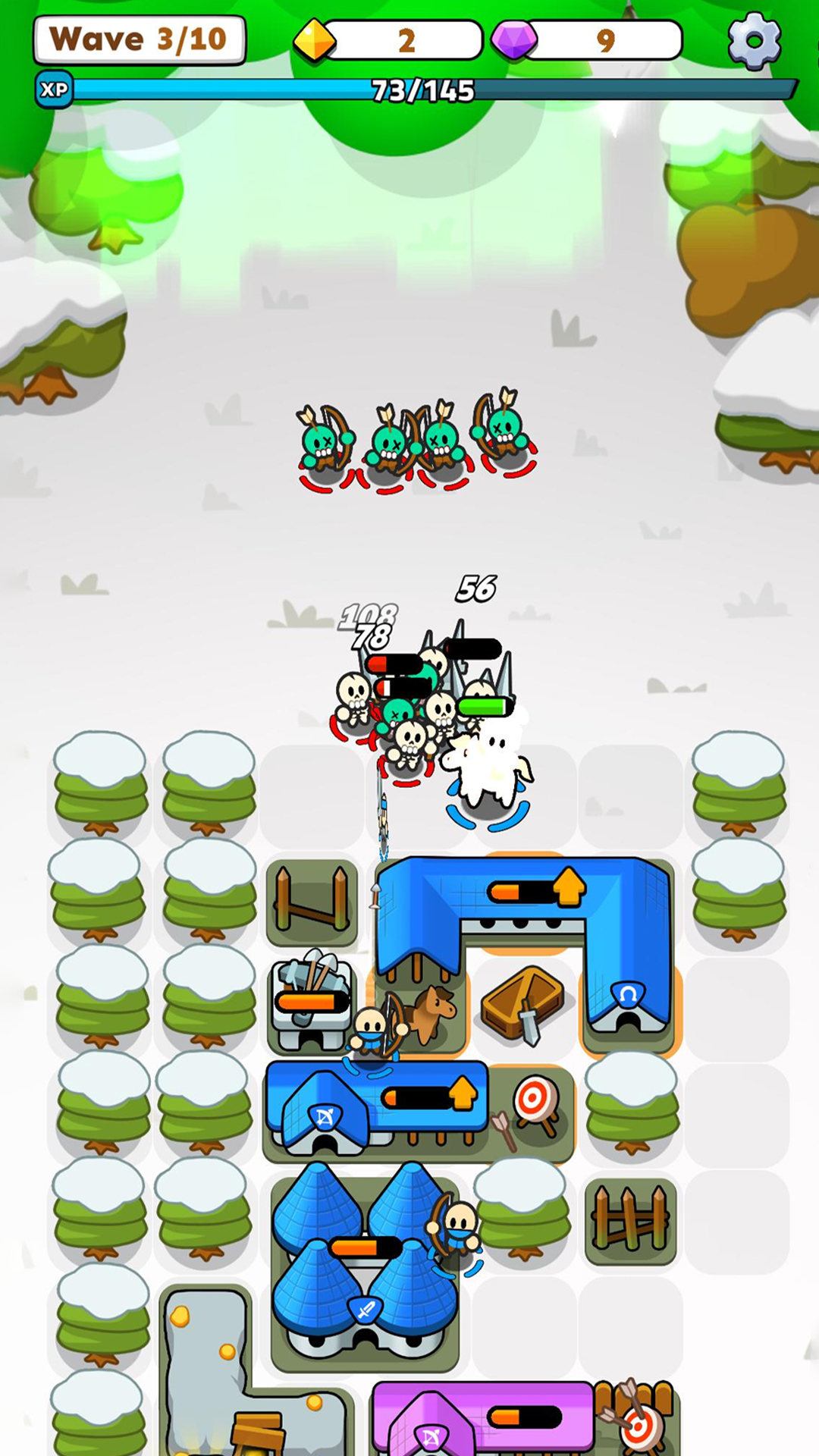 اسکرین شات 2 بازی Fortress Merge: Puzzle Defense