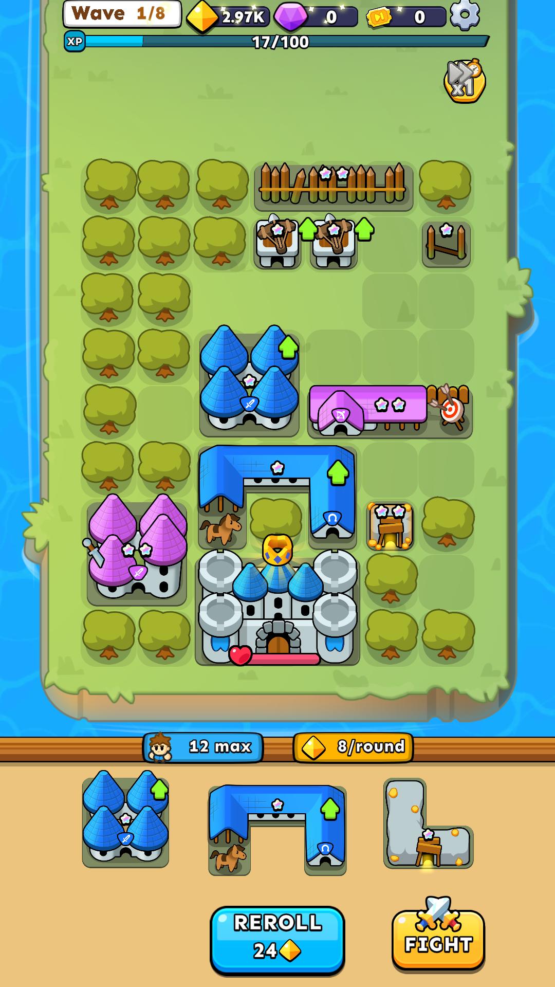 اسکرین شات 2 بازی Fortress Merge: Puzzle Defense