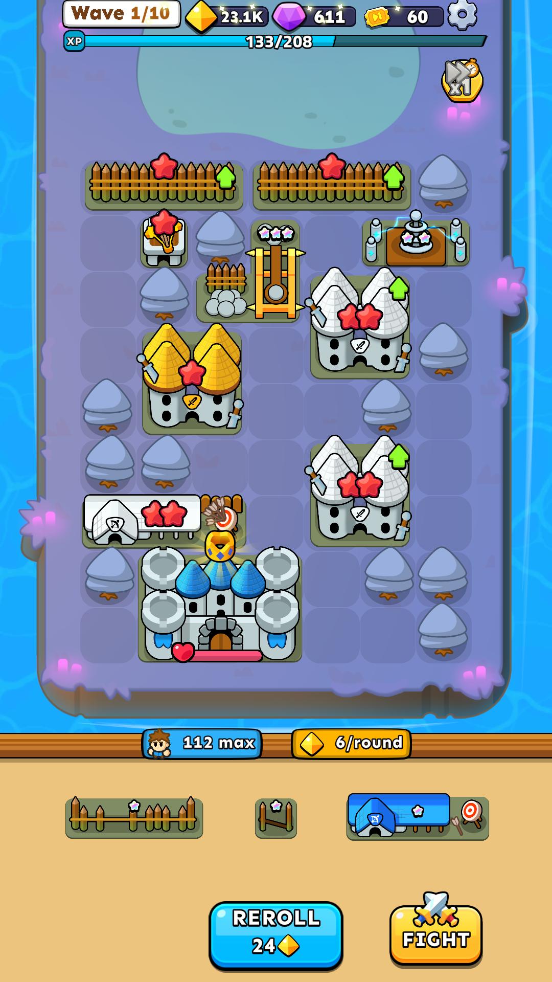 اسکرین شات 3 بازی Fortress Merge: Puzzle Defense