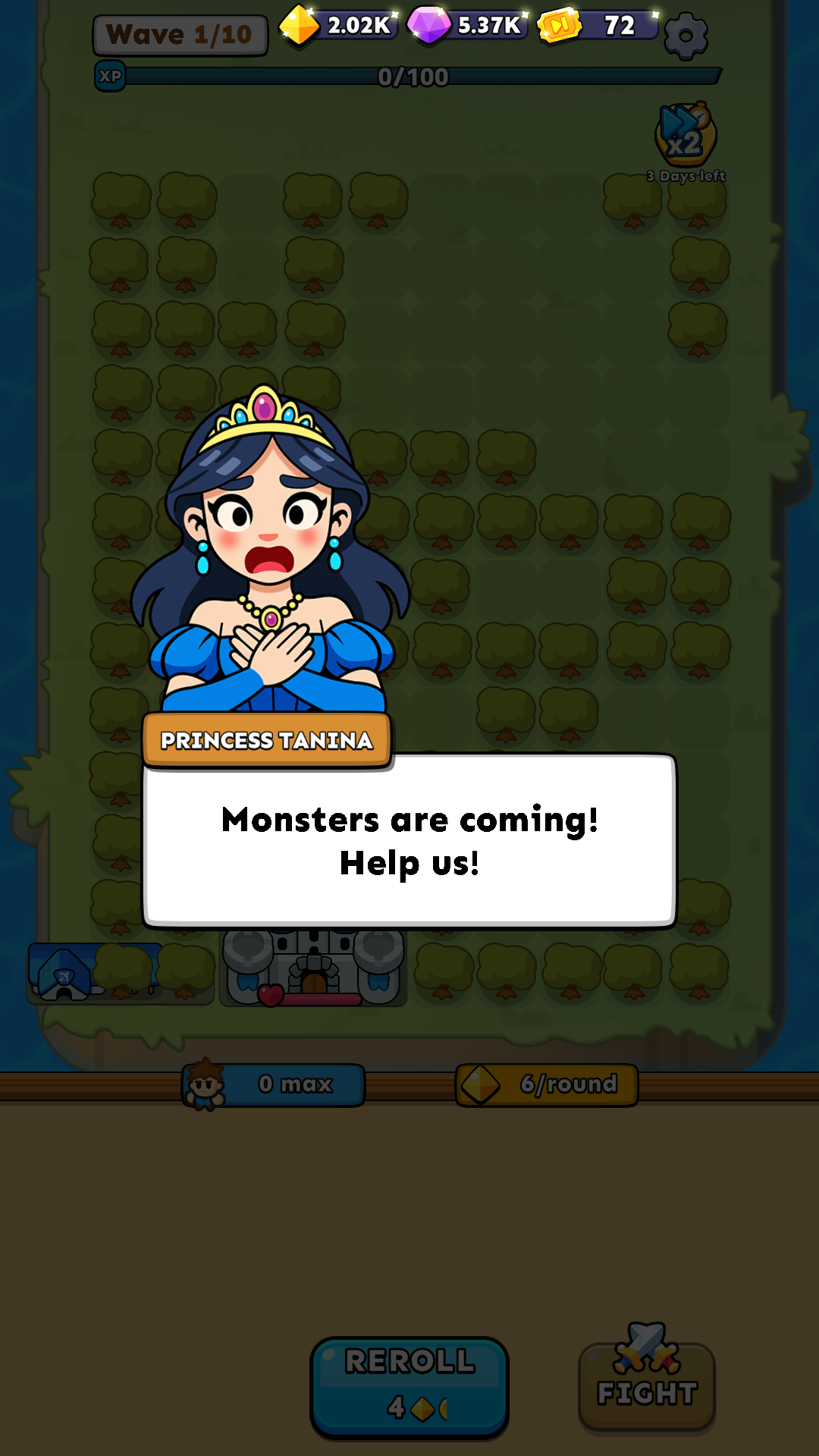 اسکرین شات 2 بازی Fortress Merge: Puzzle Defense