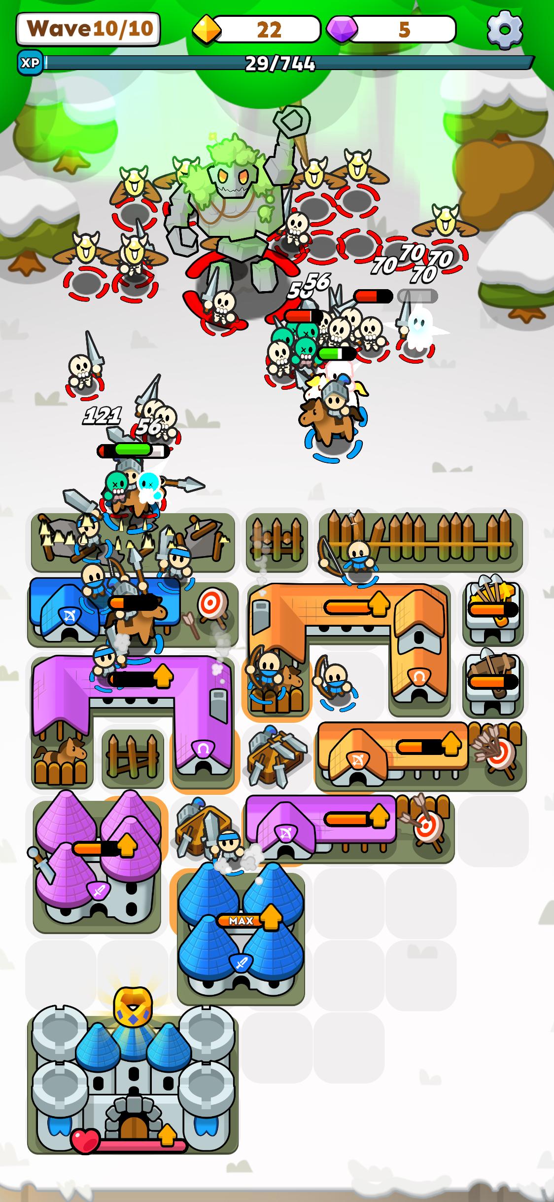 اسکرین شات 5 بازی Fortress Merge: Puzzle Defense