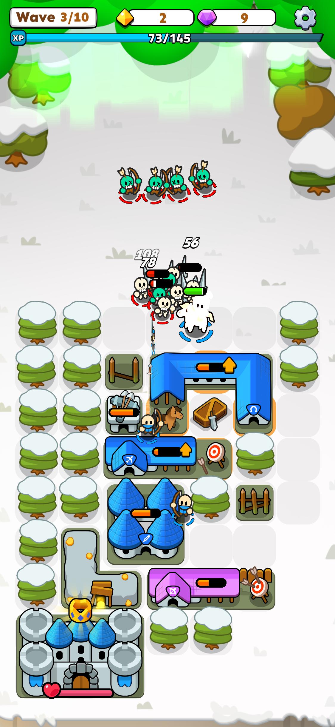 اسکرین شات 2 بازی Fortress Merge: Puzzle Defense