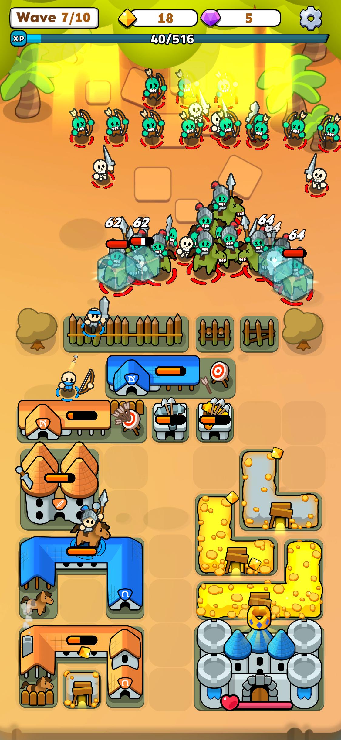 اسکرین شات 6 بازی Fortress Merge: Puzzle Defense