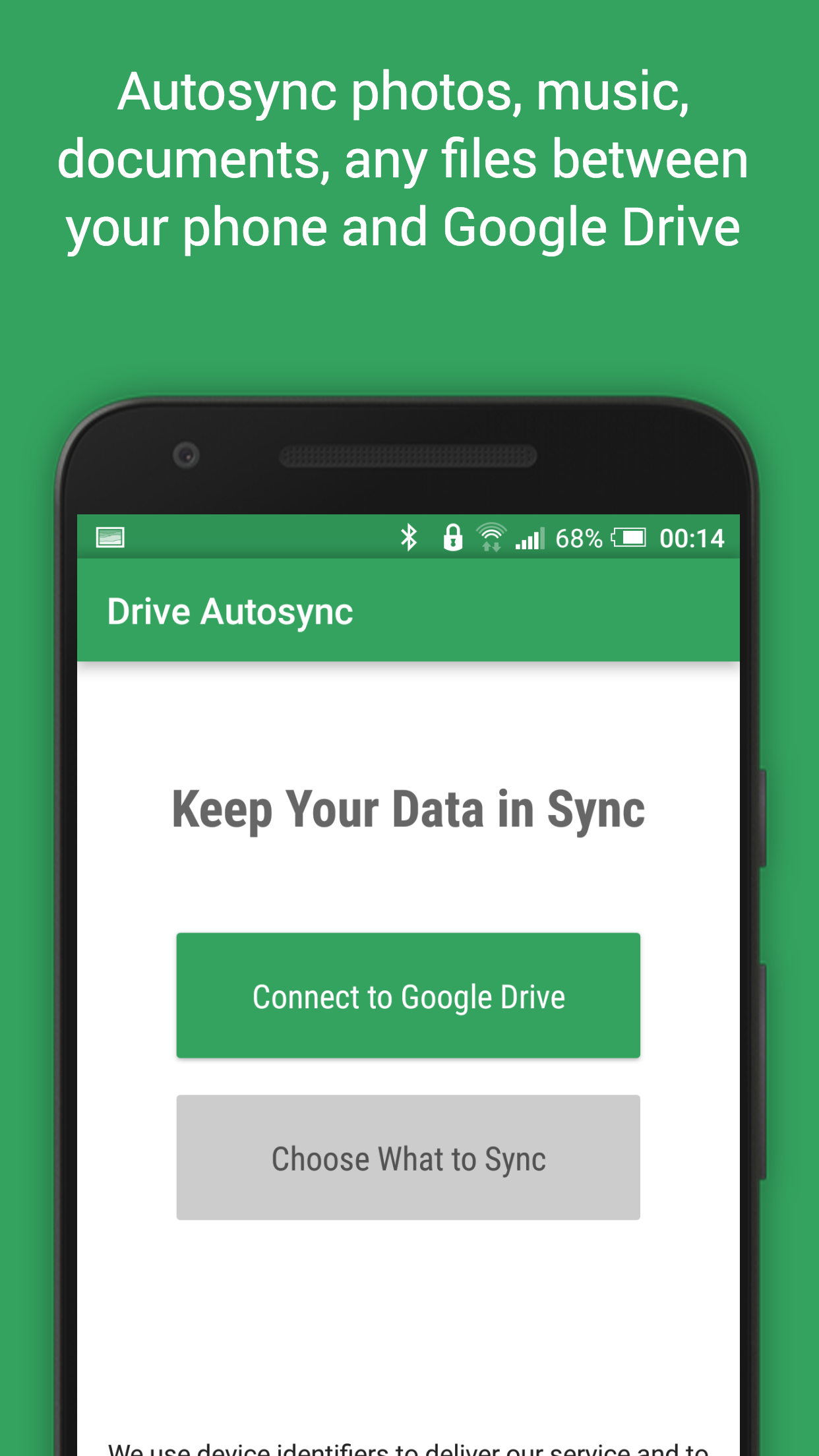 اسکرین شات 1 برنامه Autosync for Google Drive