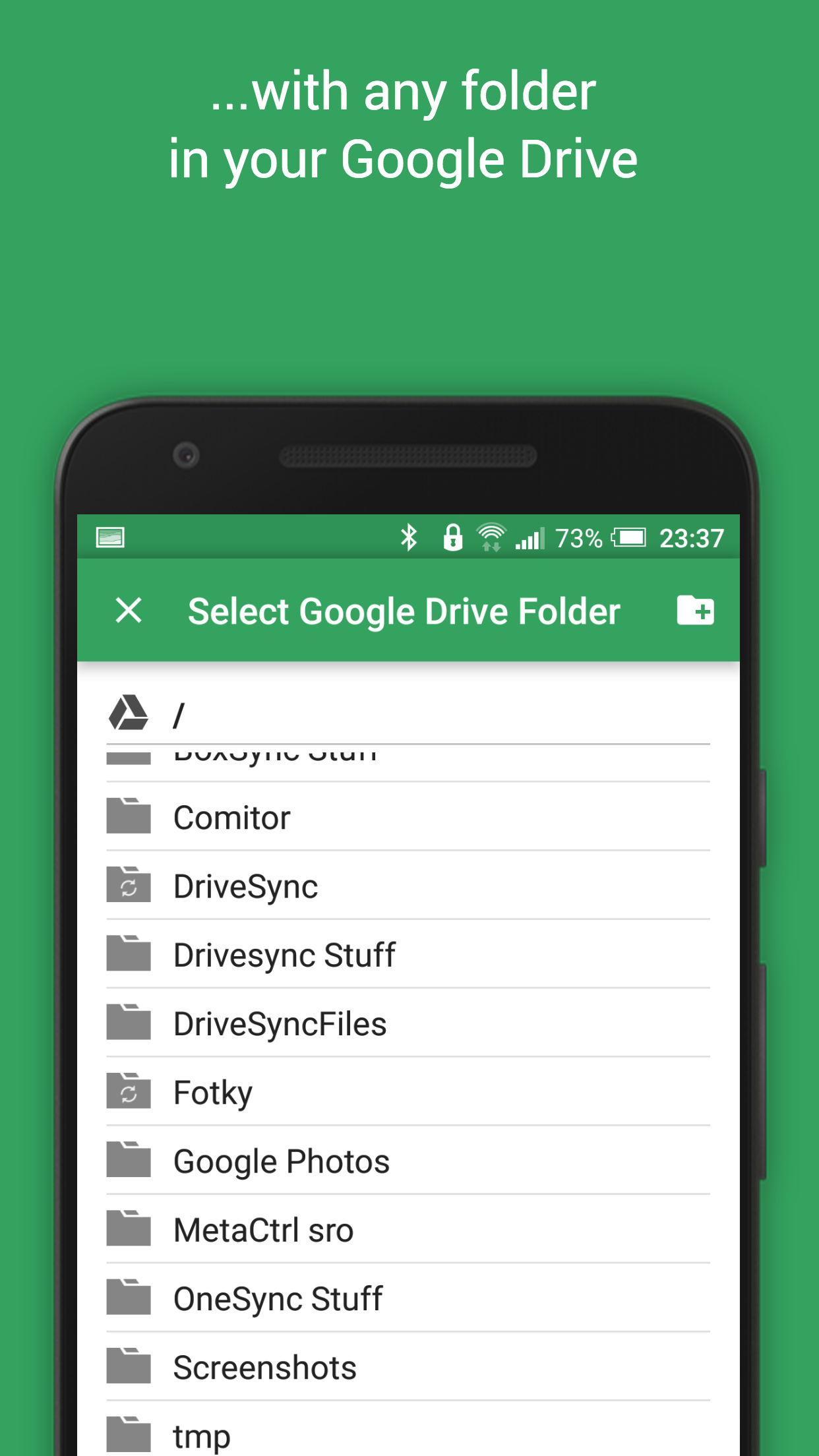 اسکرین شات 4 برنامه Autosync for Google Drive