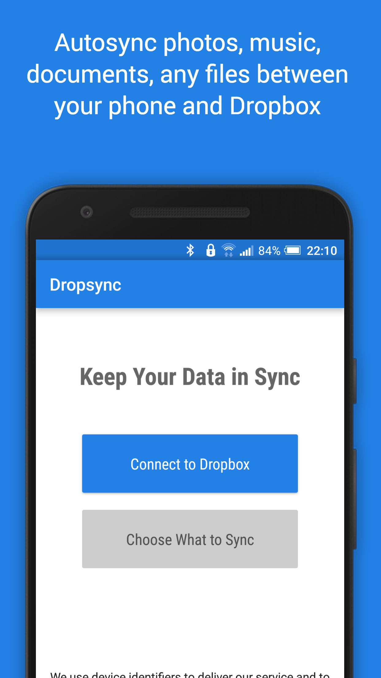 اسکرین شات 1 برنامه Dropsync: Autosync for Dropbox