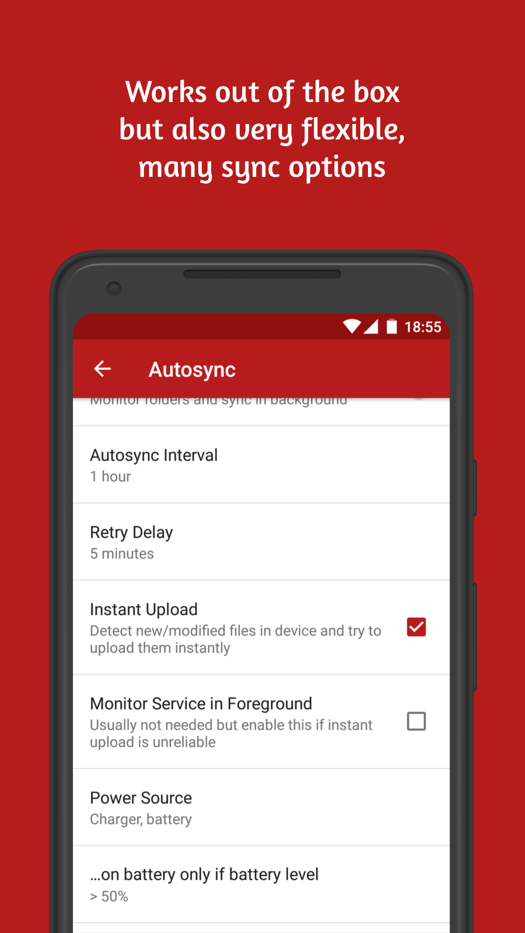 اسکرین شات 8 برنامه Autosync for MEGA - MegaSync