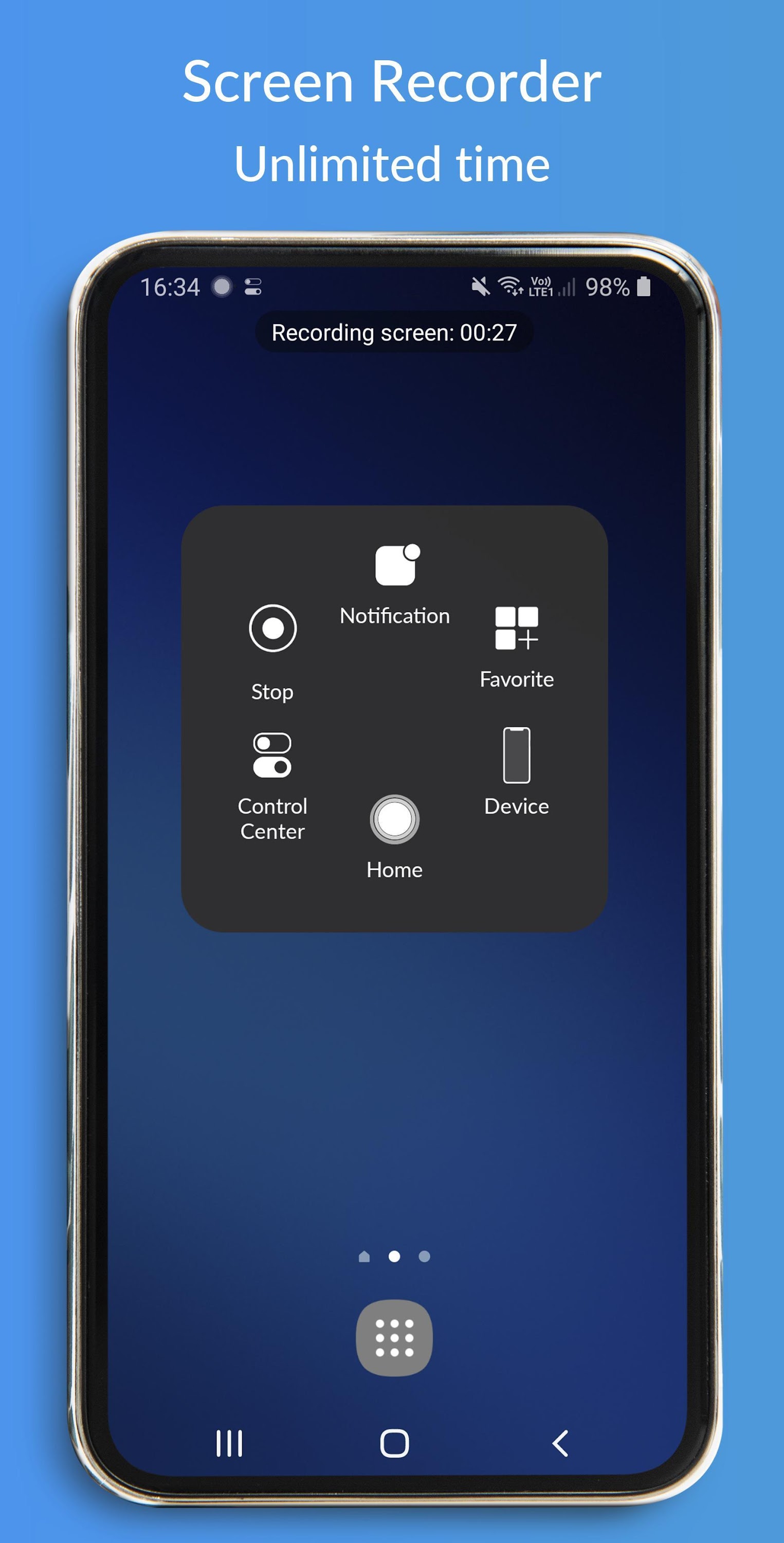 اسکرین شات 1 برنامه ATouch IOS - Screen Recorder