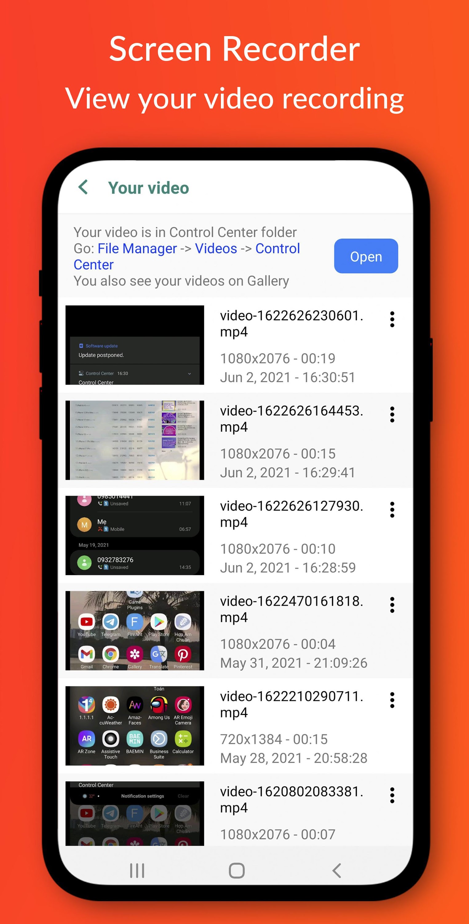 اسکرین شات 2 برنامه CCenter Screen Recorder