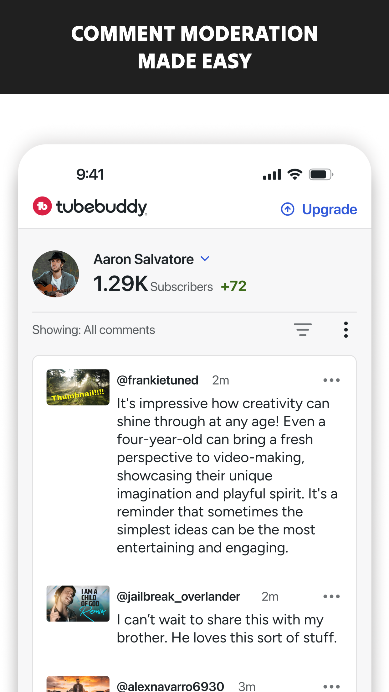 اسکرین شات 3 برنامه TubeBuddy