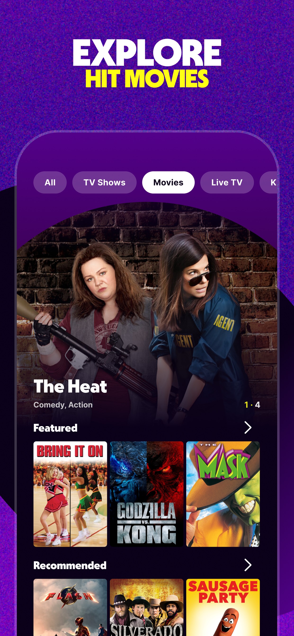 اسکرین شات 1 برنامه Tubi: Free Movies & Live TV