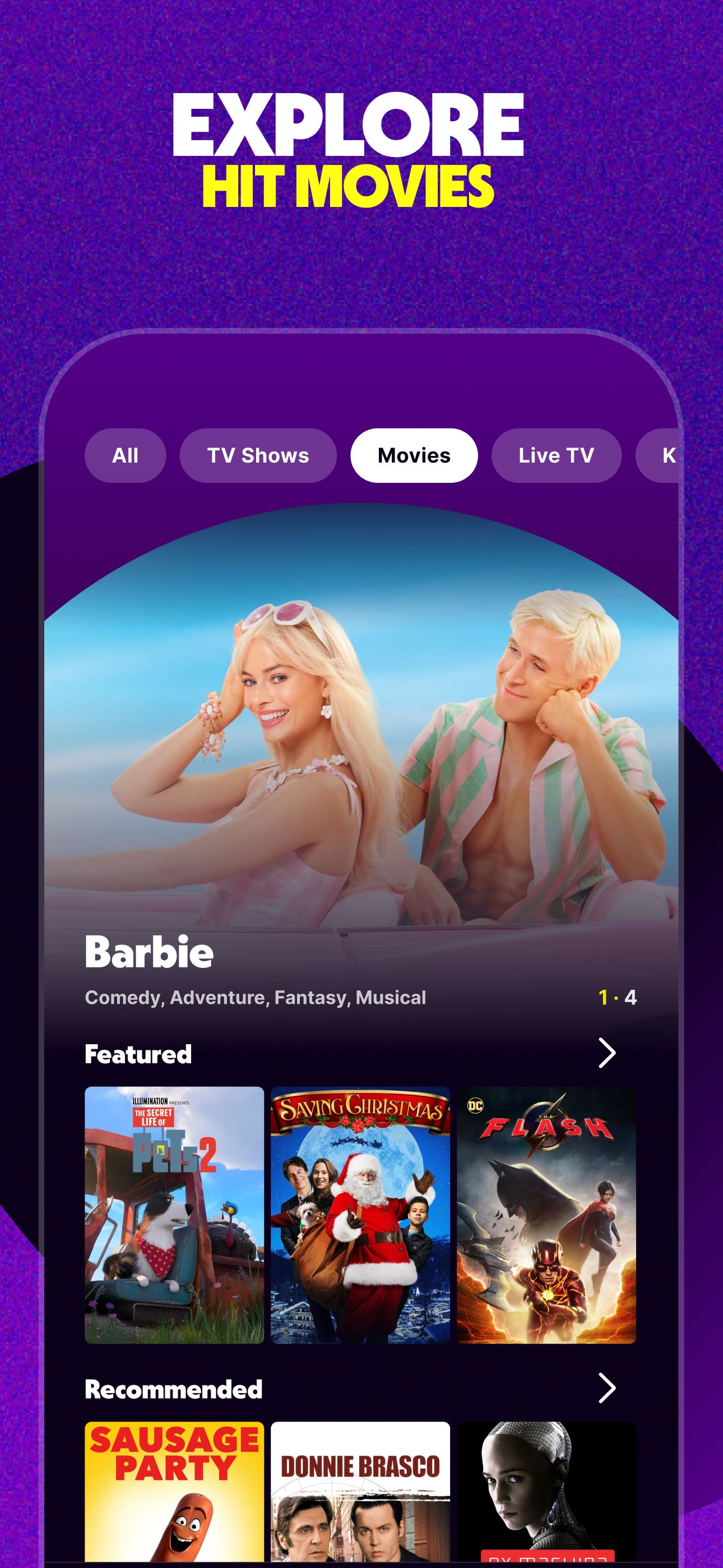 اسکرین شات 2 برنامه Tubi: Free Movies & Live TV