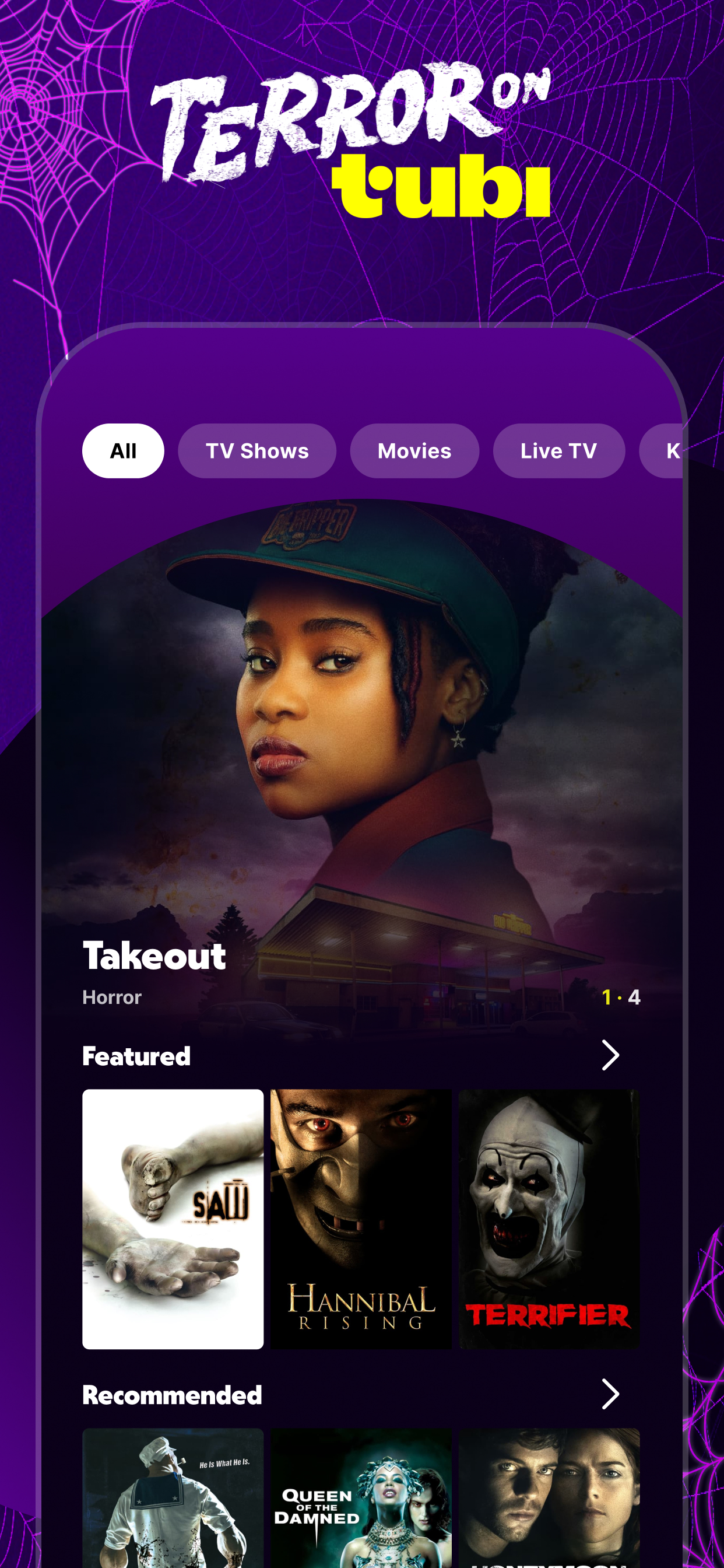 اسکرین شات 1 برنامه Tubi: Free Movies & Live TV