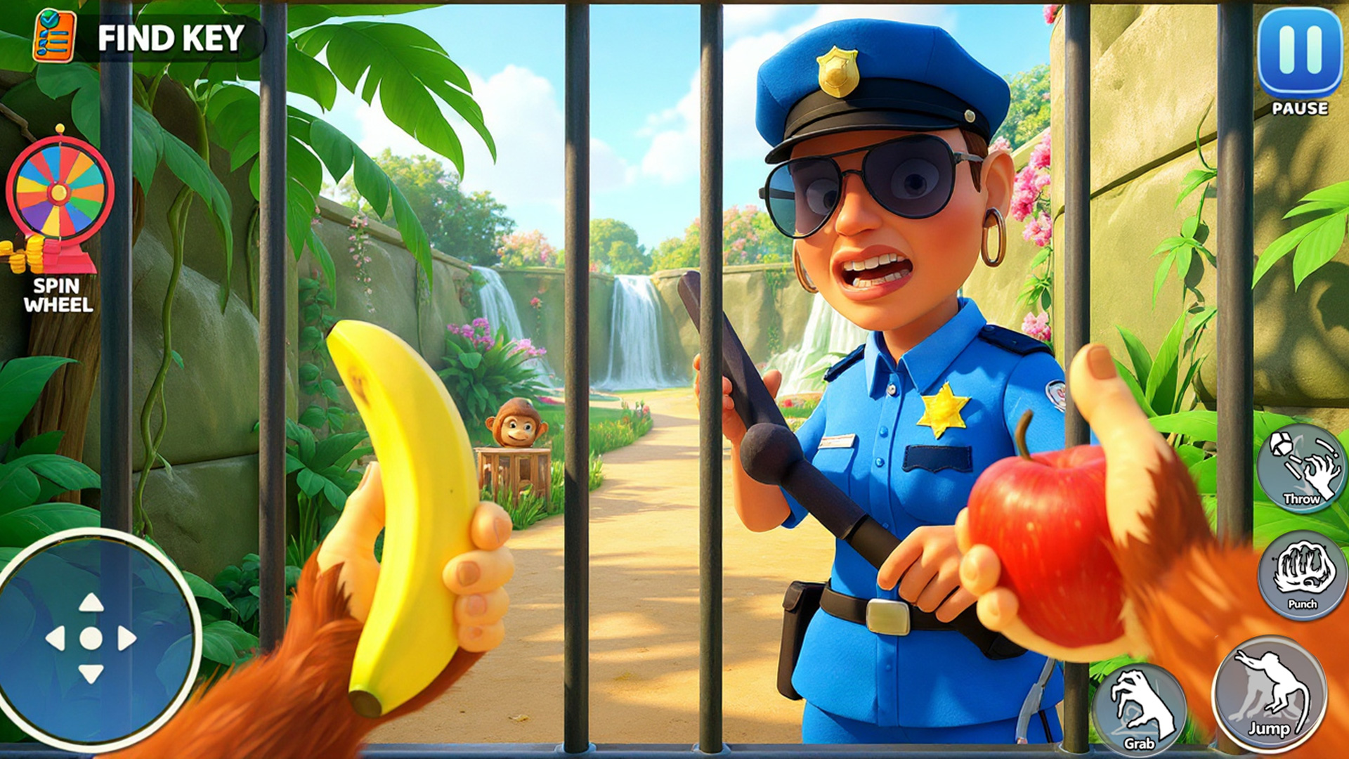 اسکرین شات 5 بازی Zoo Monkey Animal Simulator 3D