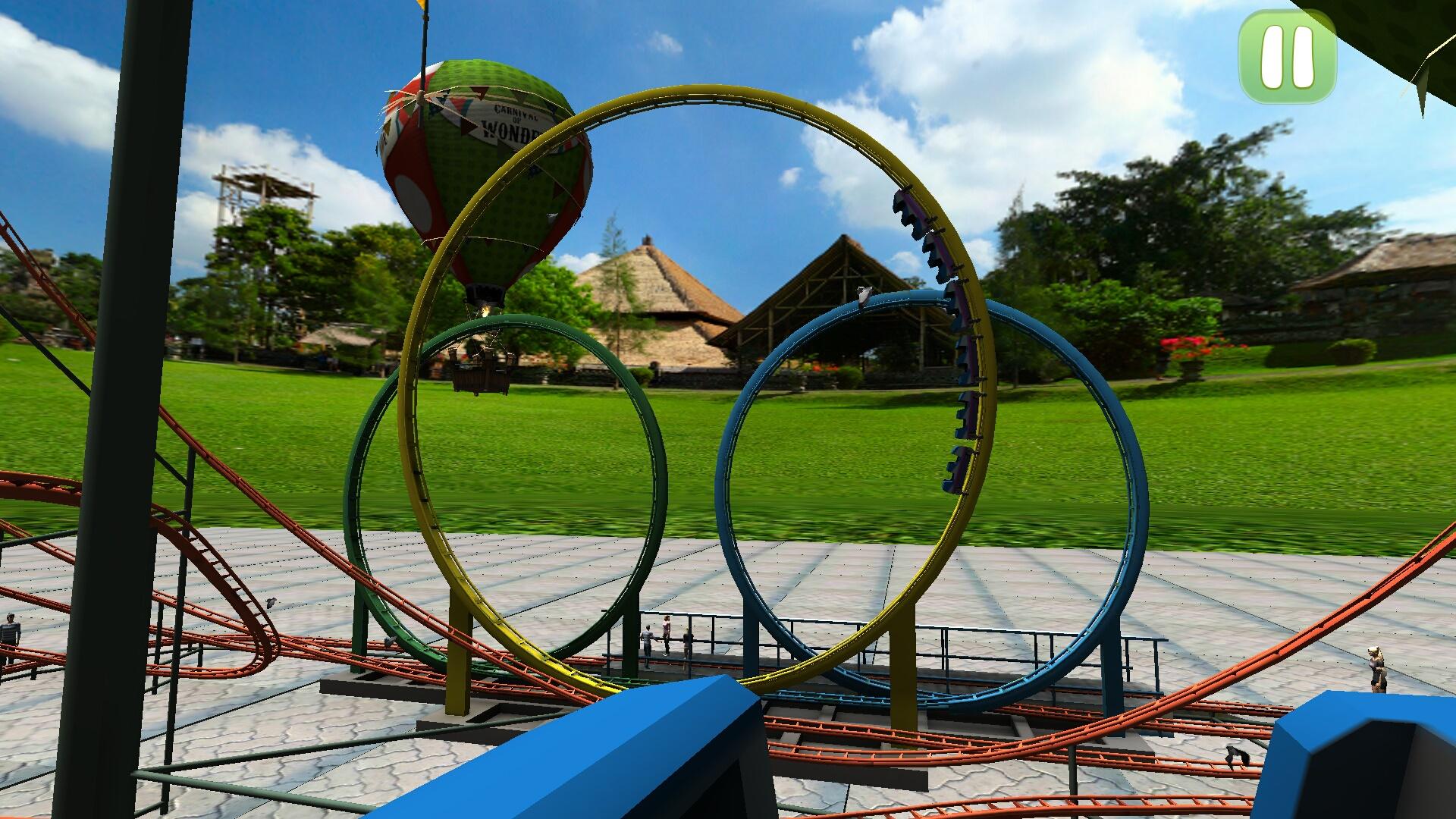 اسکرین شات 2 بازی Roller Coaster Park: Fun Games