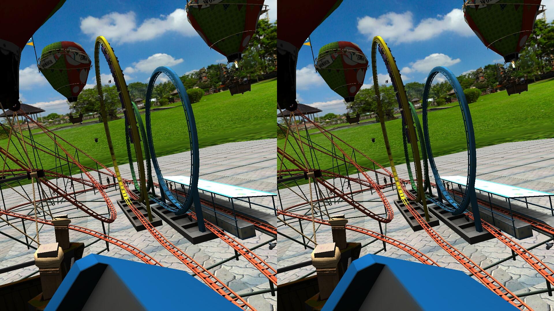 اسکرین شات 3 بازی Roller Coaster Park: Fun Games