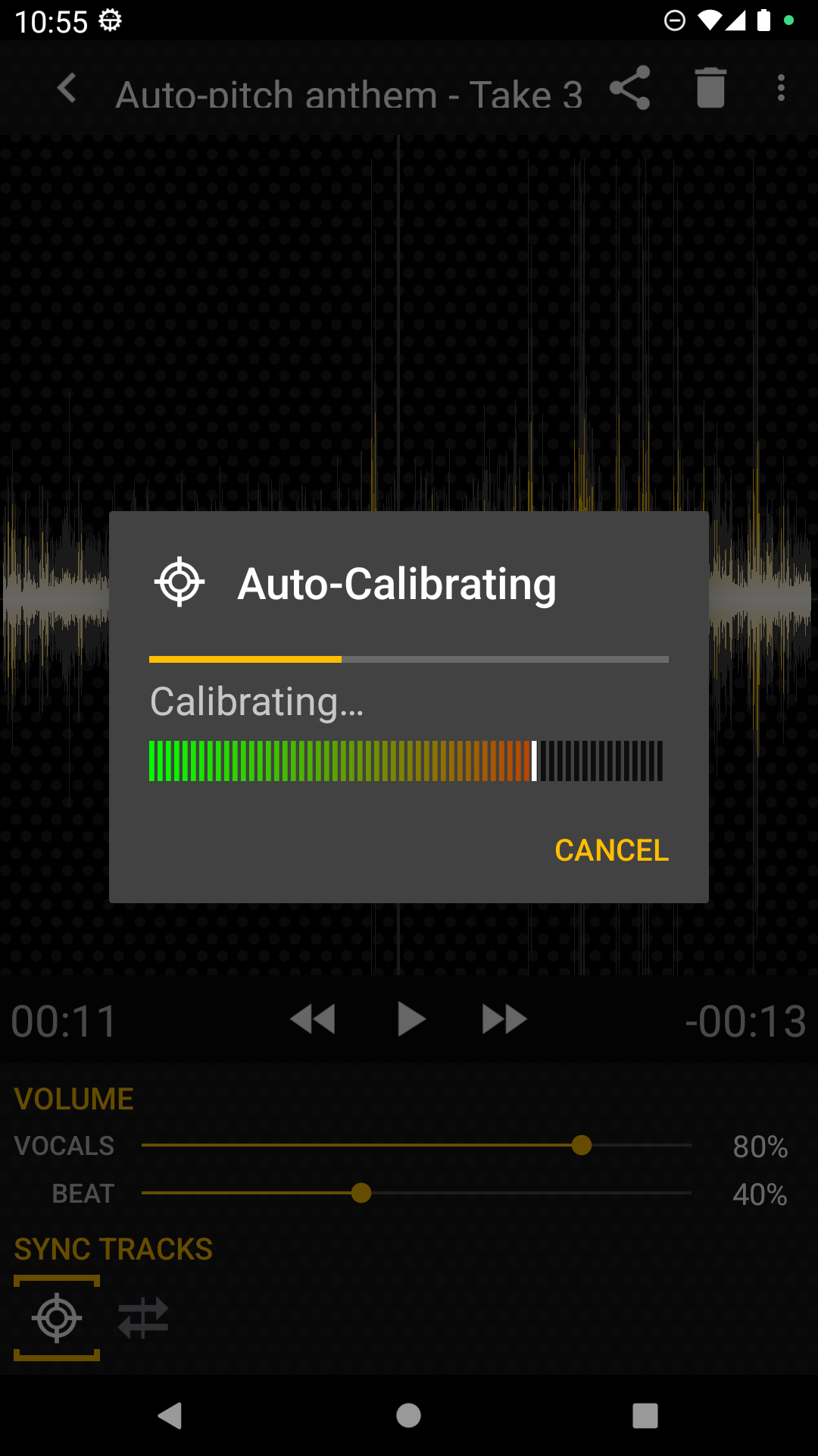 اسکرین شات 3 برنامه Tune Me: Vocal Studio