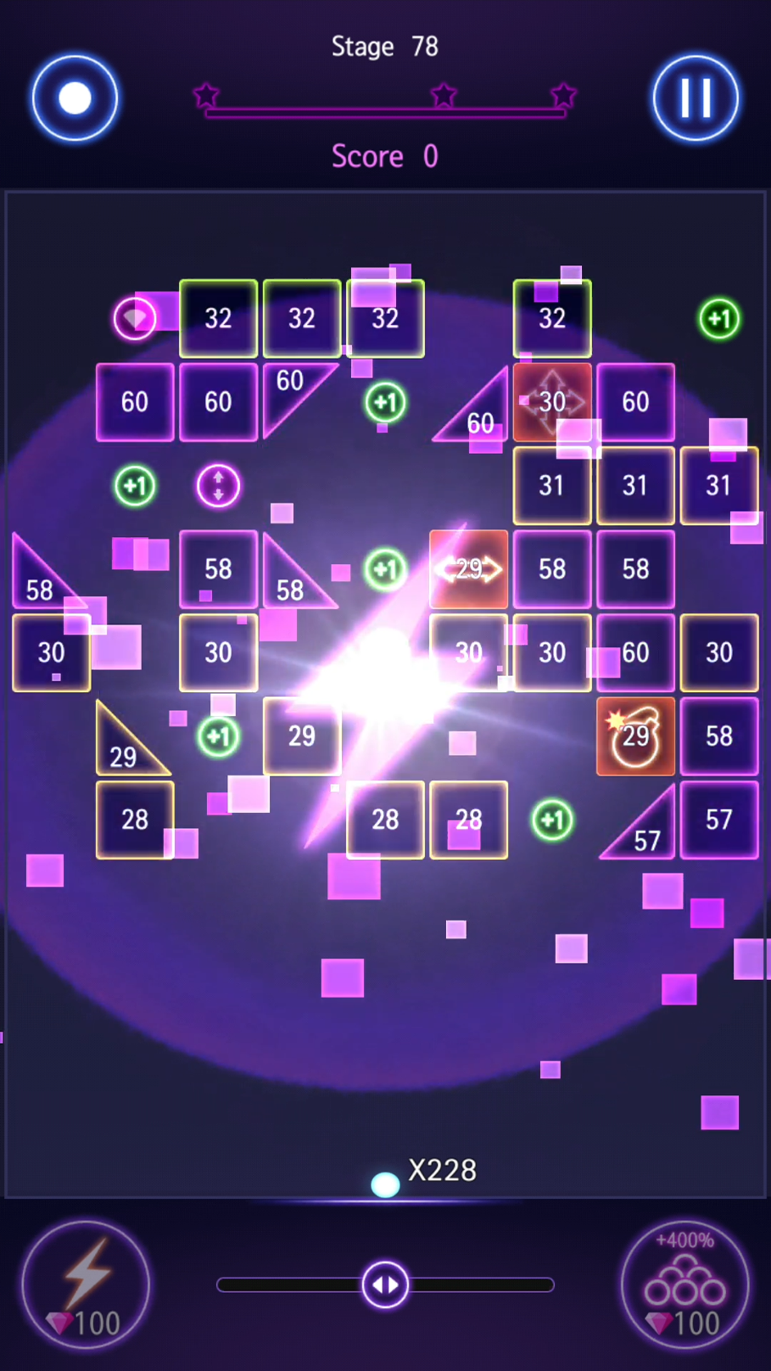 اسکرین شات 8 بازی Bricks Breaker Hit - Glow Ball