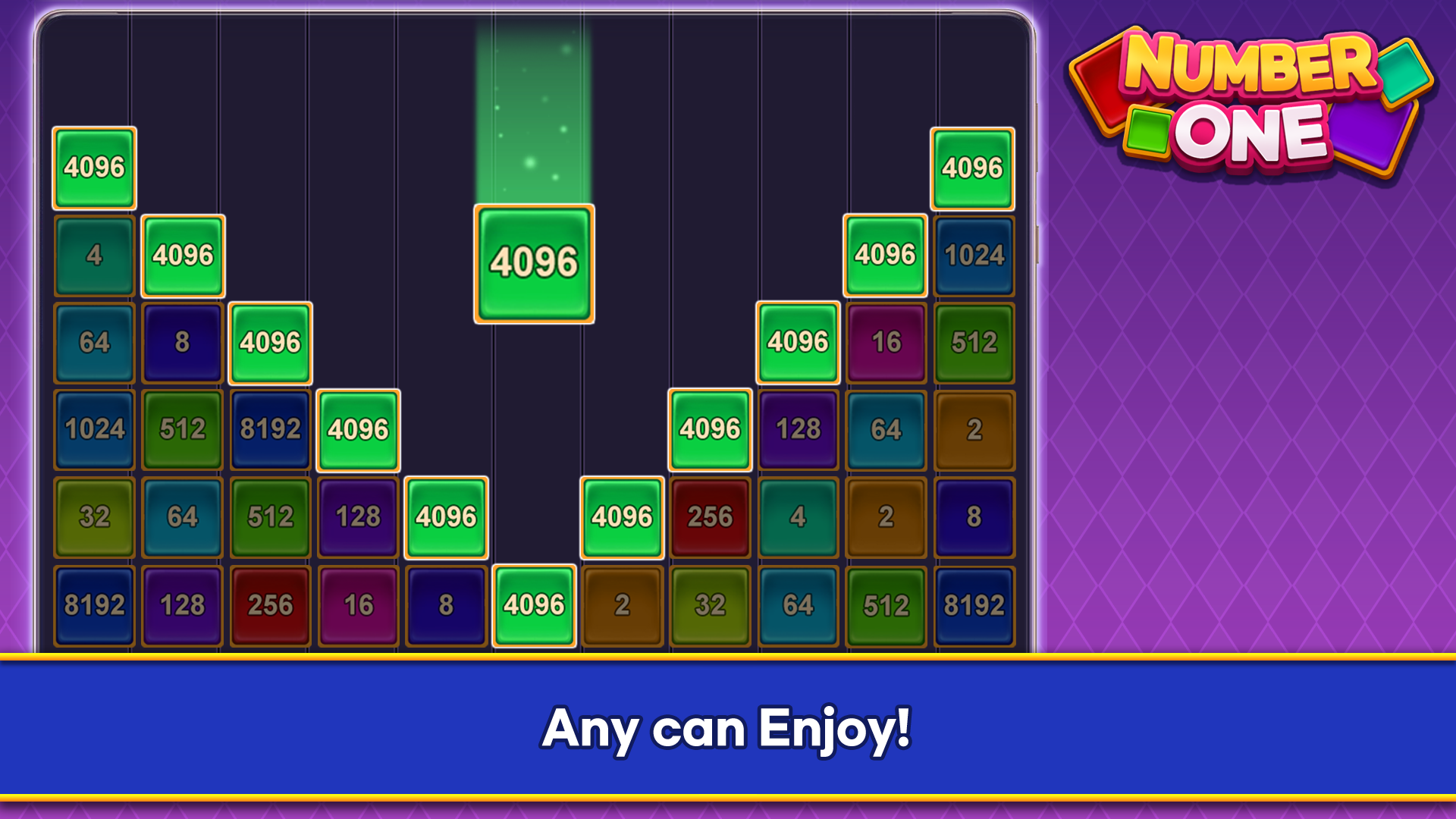 اسکرین شات 3 بازی Number One - 2048 Merge Game
