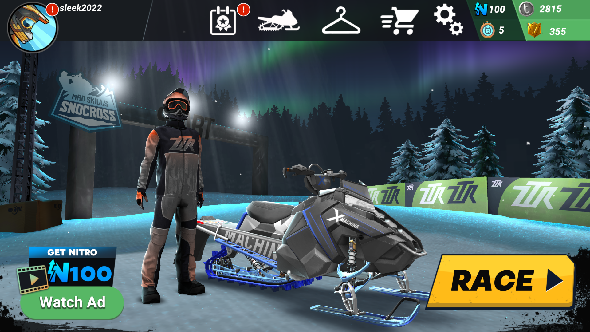 اسکرین شات 4 بازی Mad Skills Snocross