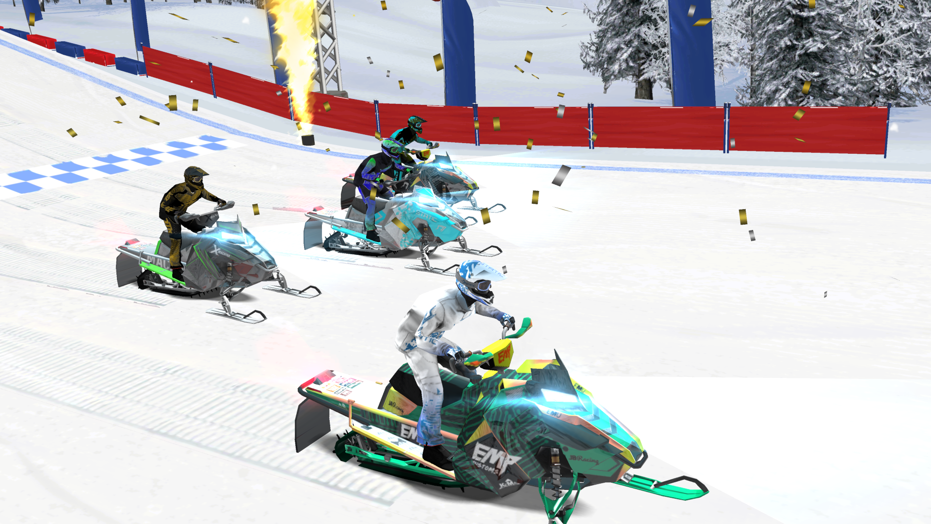 اسکرین شات 2 بازی Mad Skills Snocross