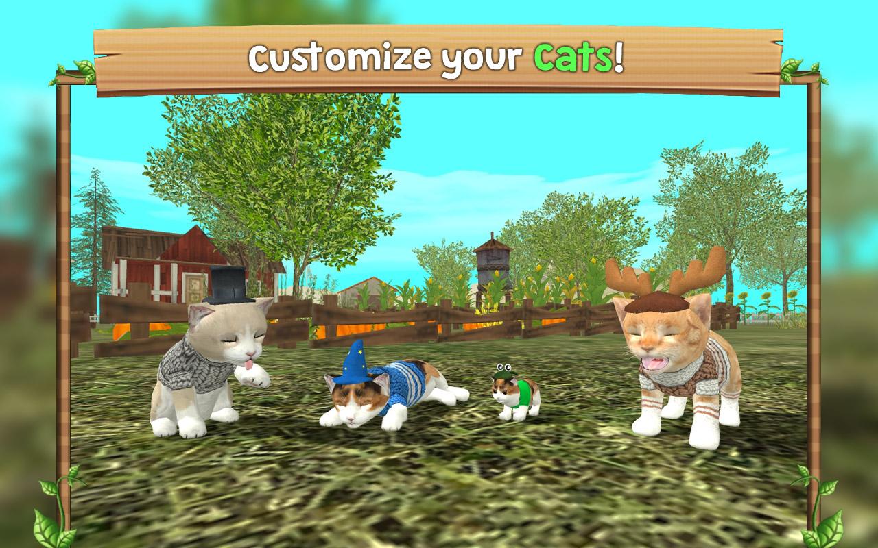 اسکرین شات 5 بازی Cat Sim Online: Play with Cats