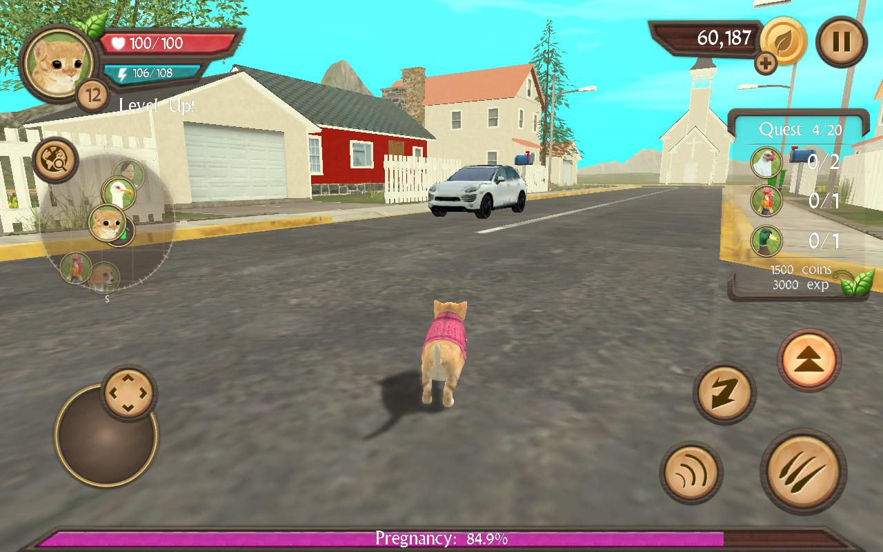 اسکرین شات 7 بازی Cat Sim Online: Play with Cats