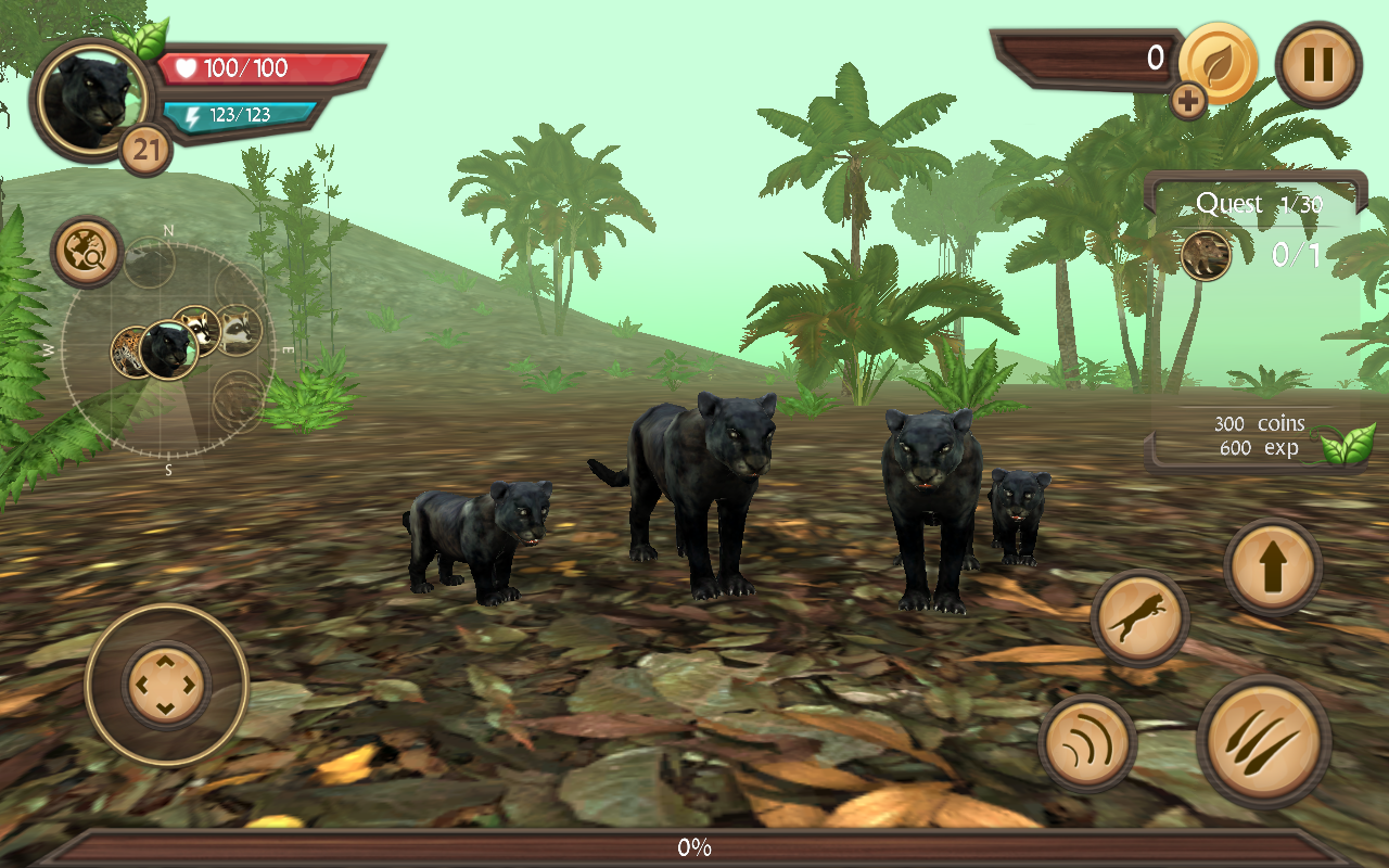 اسکرین شات 4 بازی Wild Panther Sim 3D