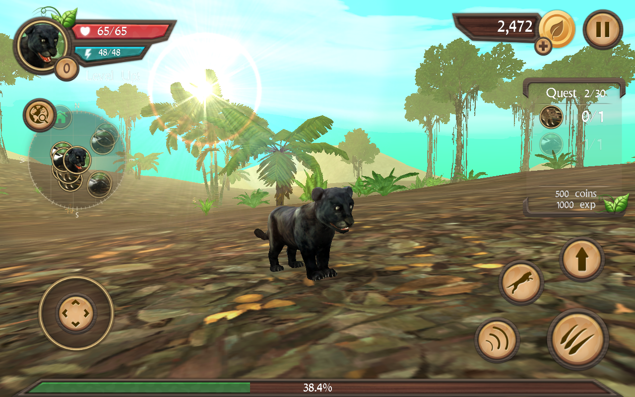 اسکرین شات 6 بازی Wild Panther Sim 3D