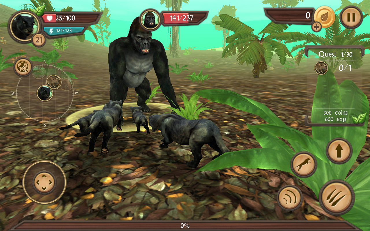 اسکرین شات 5 بازی Wild Panther Sim 3D