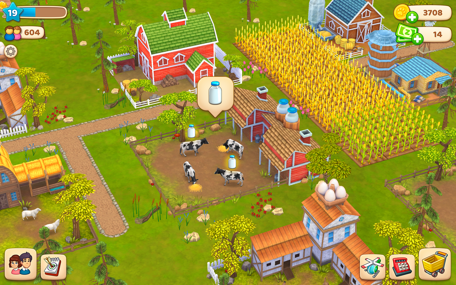 اسکرین شات 4 بازی Animal Garden: Zoo Farm Merge