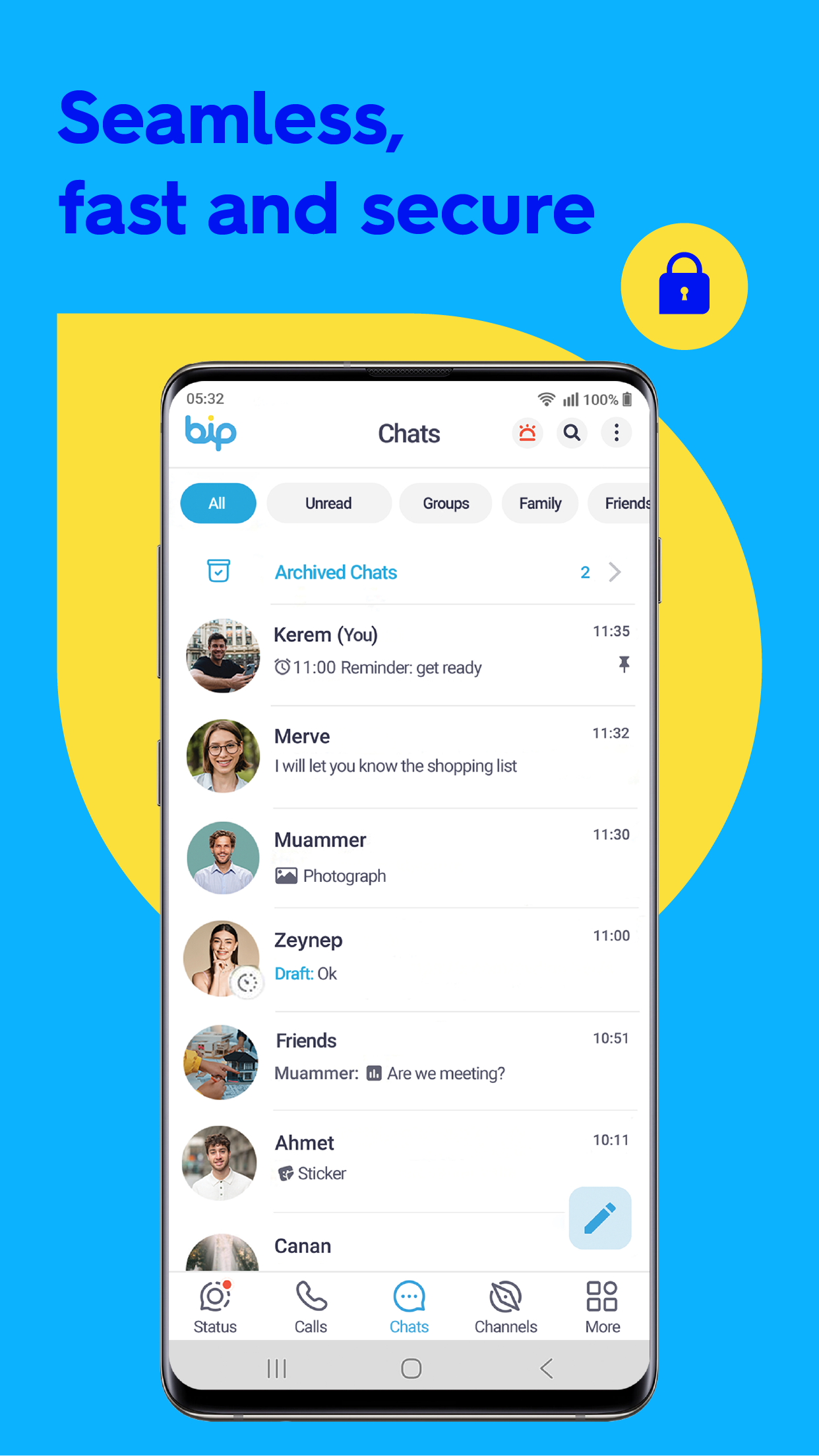 اسکرین شات 1 برنامه بیپ - Bip