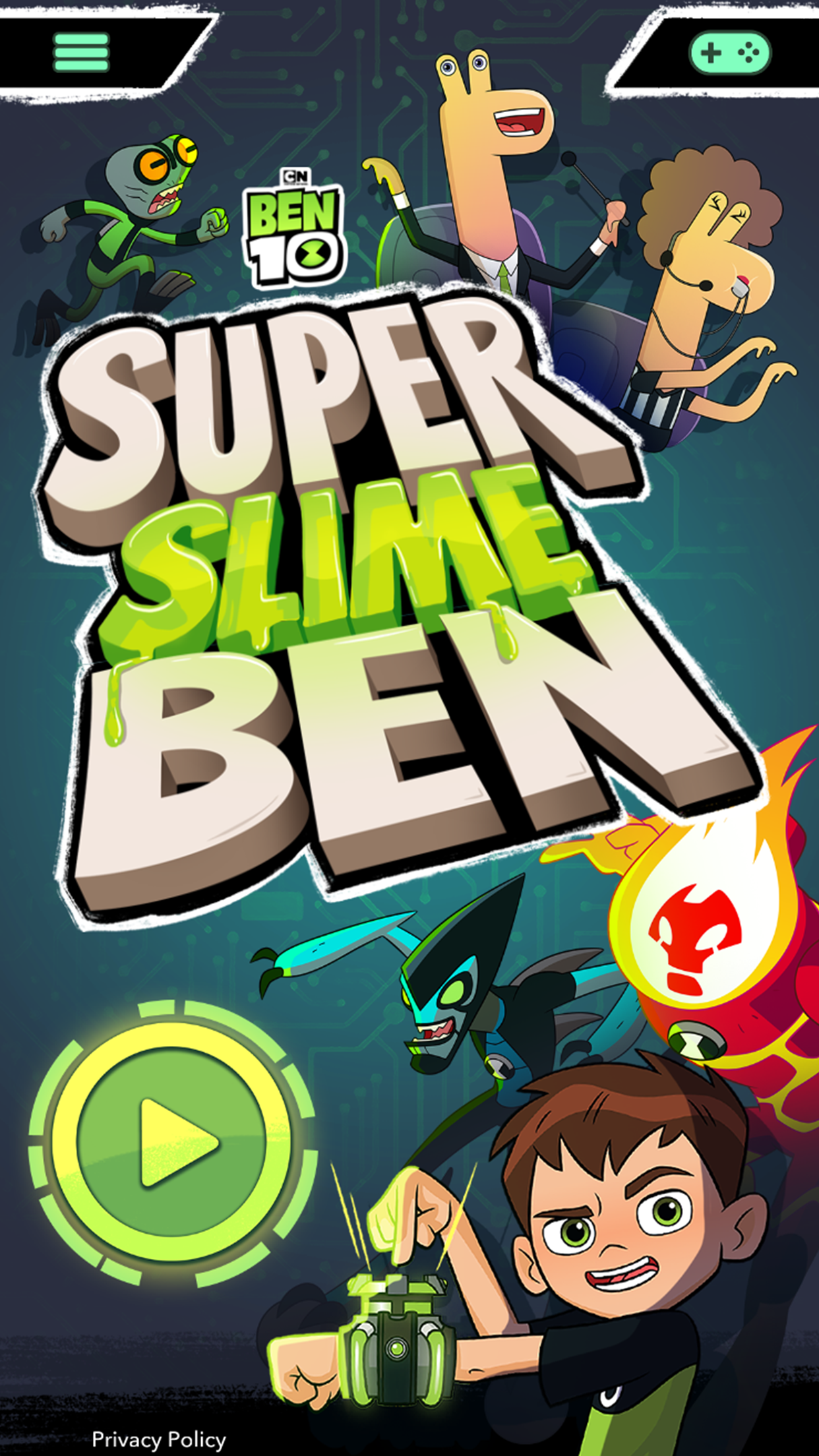 اسکرین شات 1 بازی Ben 10 - Super Slime Ben