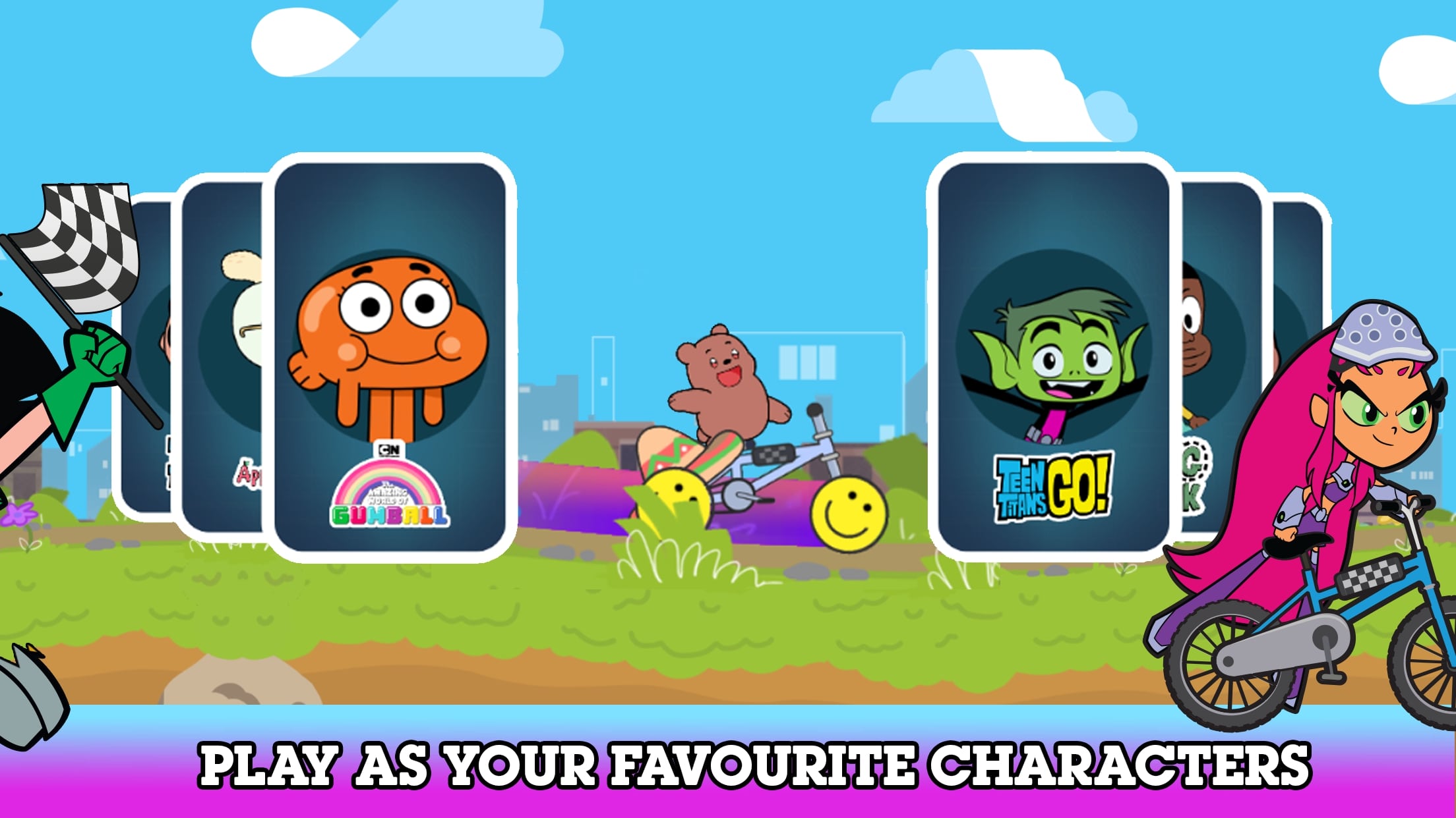 اسکرین شات 2 بازی Cartoon Network BMX Champions