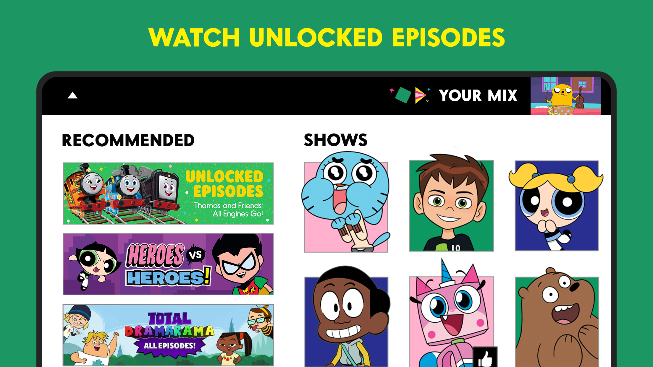 اسکرین شات 3 برنامه Cartoon Network App