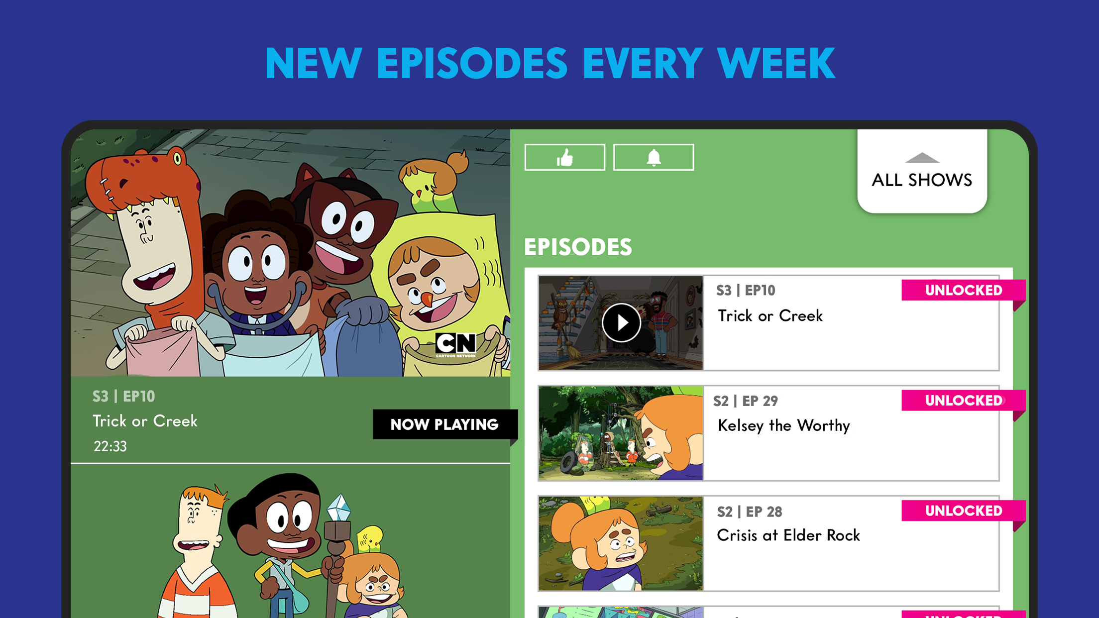 اسکرین شات 4 برنامه Cartoon Network App