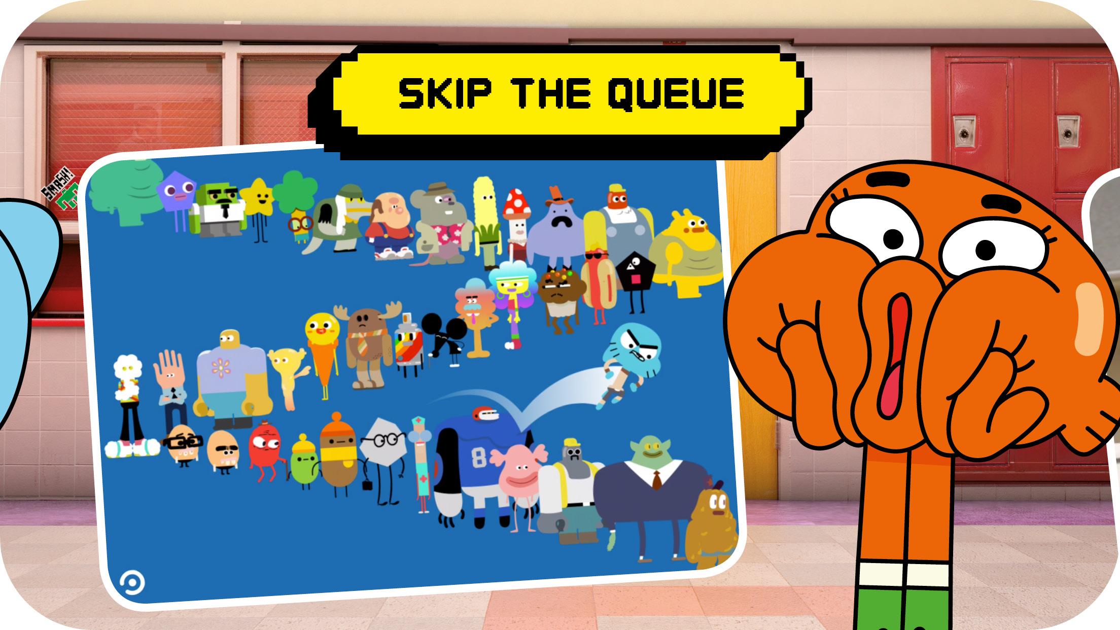 اسکرین شات 3 بازی Skip-A-Head - Gumball