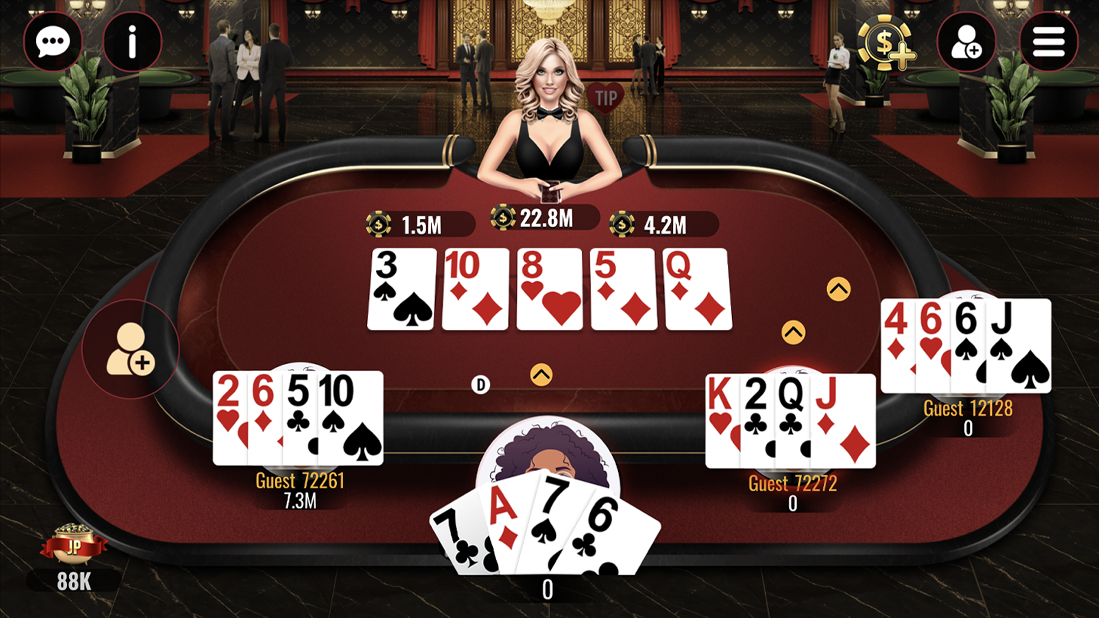 اسکرین شات 3 بازی Turn Poker