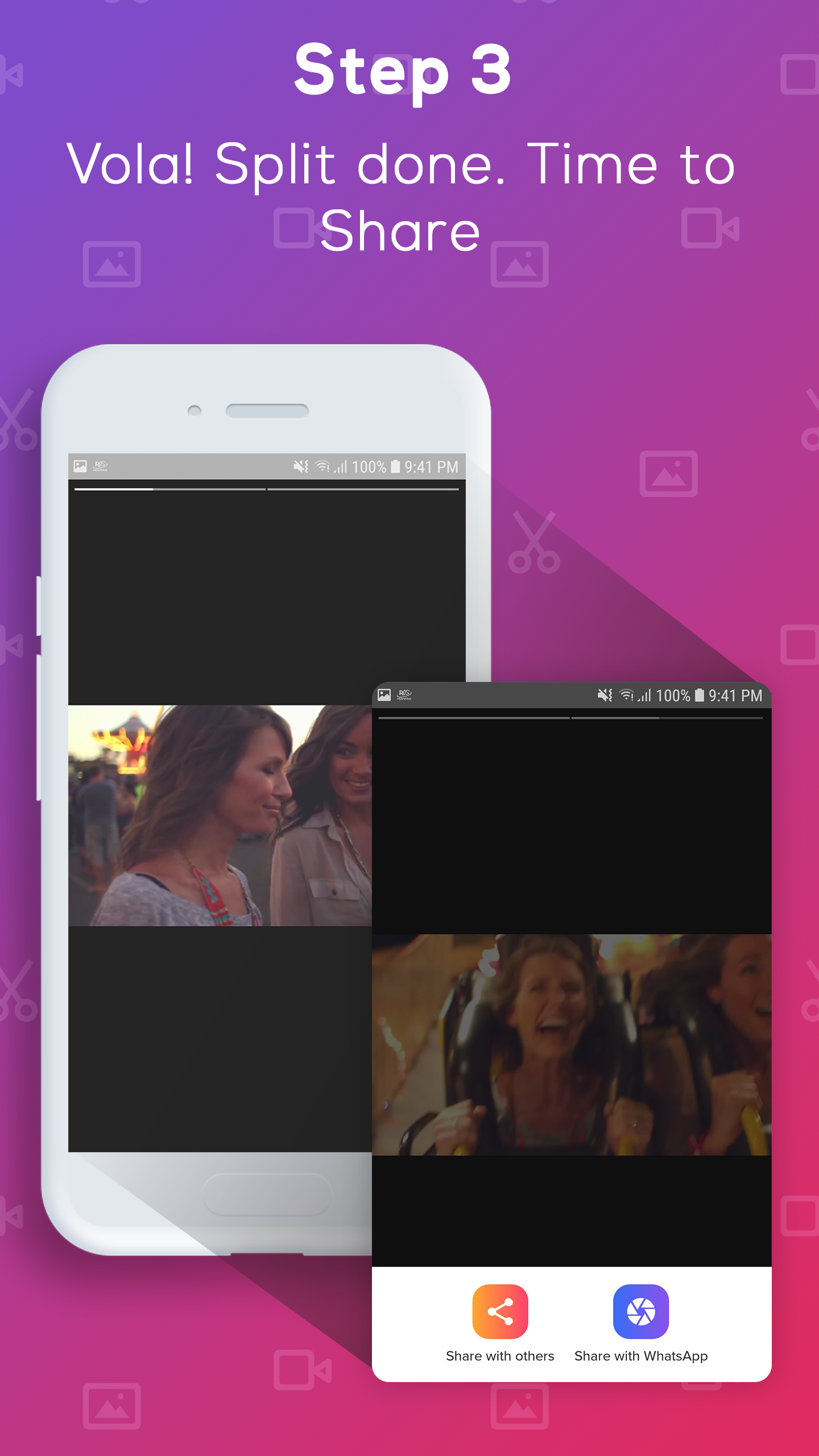 اسکرین شات 4 برنامه Video Cutter for Long Story