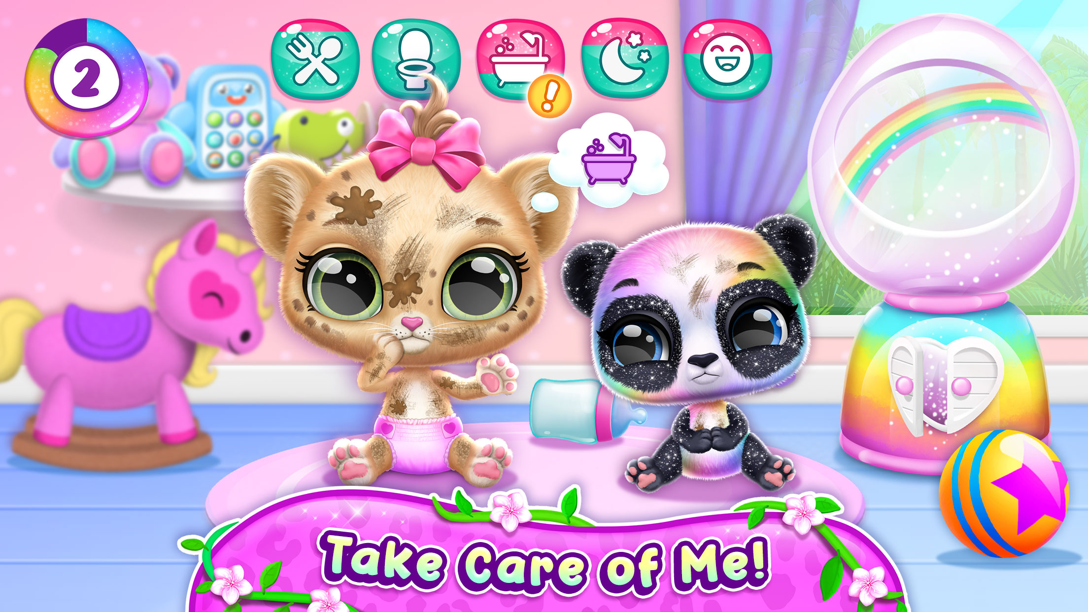 اسکرین شات 4 بازی Amy Care - My Leopard Baby