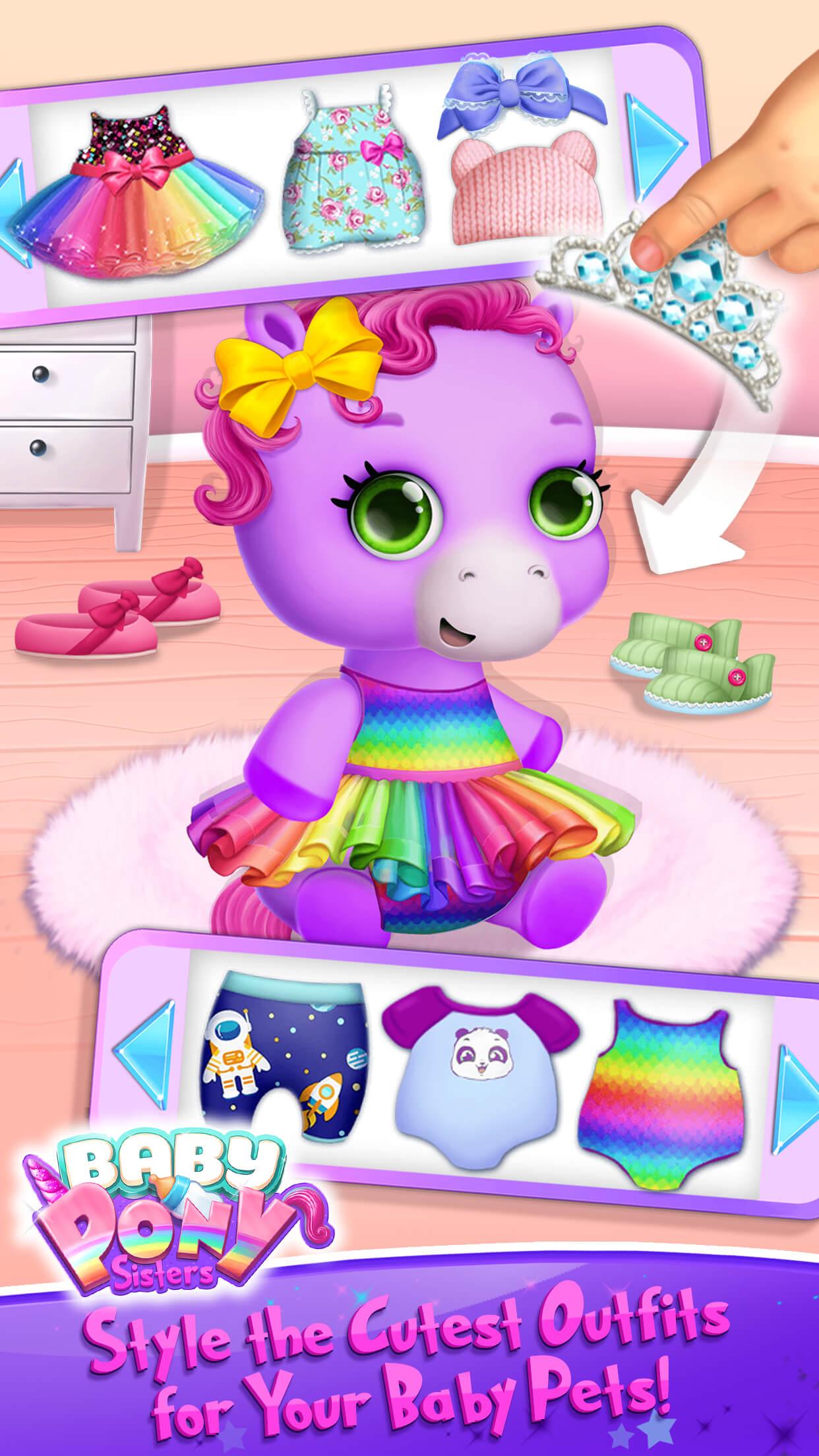 اسکرین شات 3 بازی Baby Pony Sisters